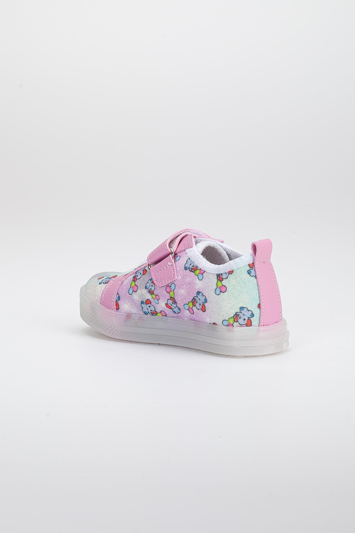 KETEN ŞEFFEF VE BEYAZ TABAN BEBEK ÇOCUK CONVERSE FUŞYA