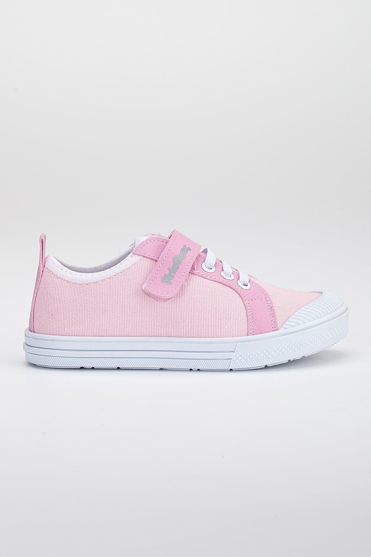 KETEN ŞEFFEF VE BEYAZ TABAN BEBEK ÇOCUK CONVERSE PEMBE