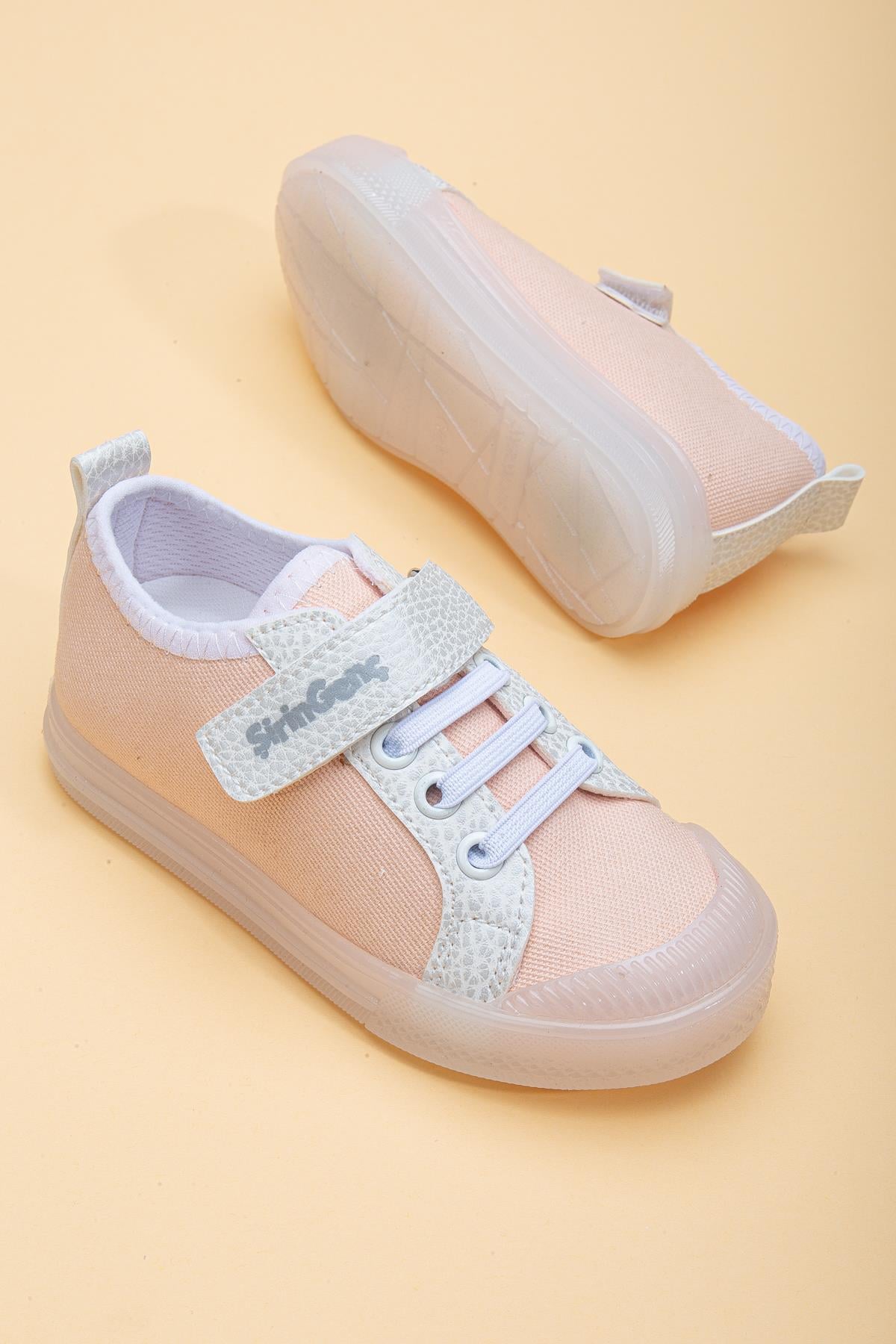 KETEN ŞEFFEF VE BEYAZ TABAN BEBEK ÇOCUK CONVERSE SOMON
