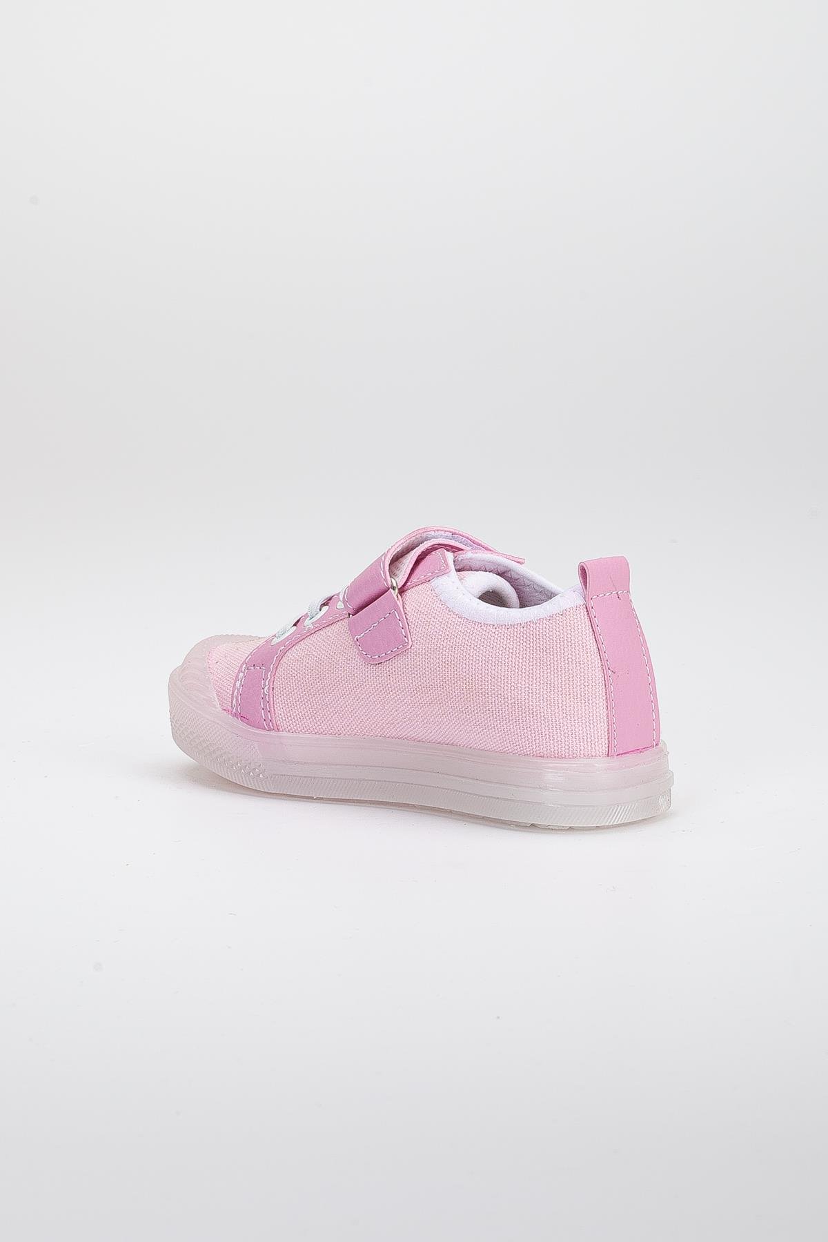 KETEN ŞEFFEF VE BEYAZ TABAN BEBEK ÇOCUK CONVERSE PEMBE