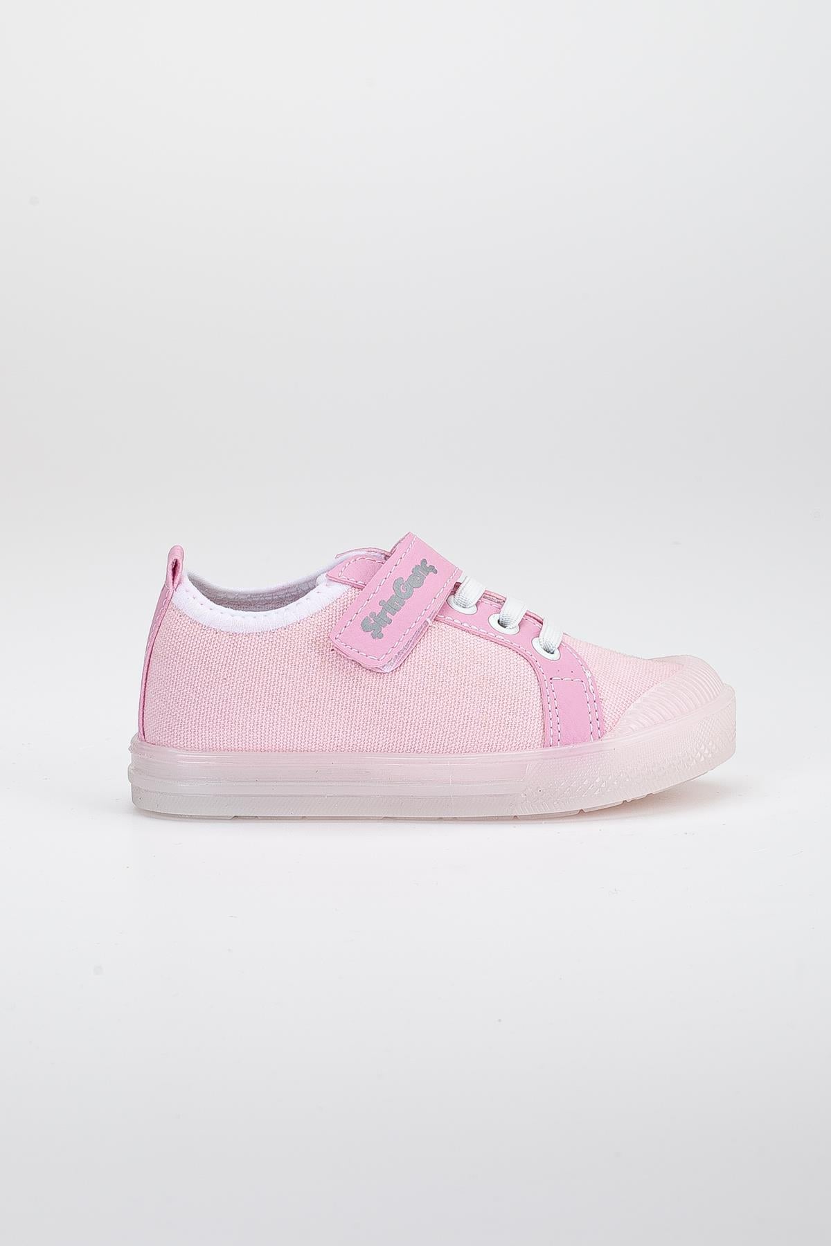KETEN ŞEFFEF VE BEYAZ TABAN BEBEK ÇOCUK CONVERSE PEMBE