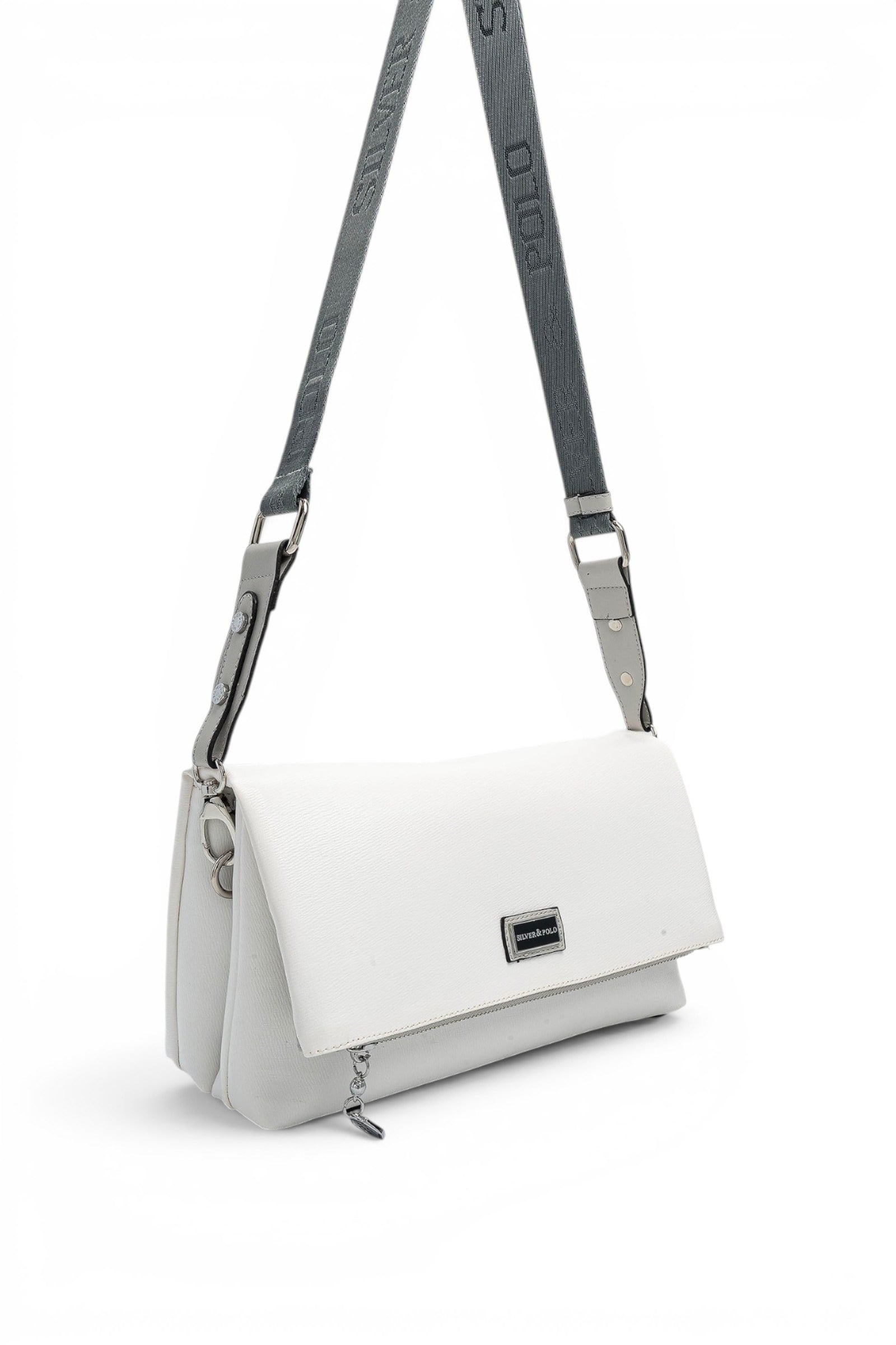 SP1278-M105_202Silver & PoloÇapraz ÇantaSilver & Polo SP1278 Kadın Çapraz Çanta Beyaz-A.Gri