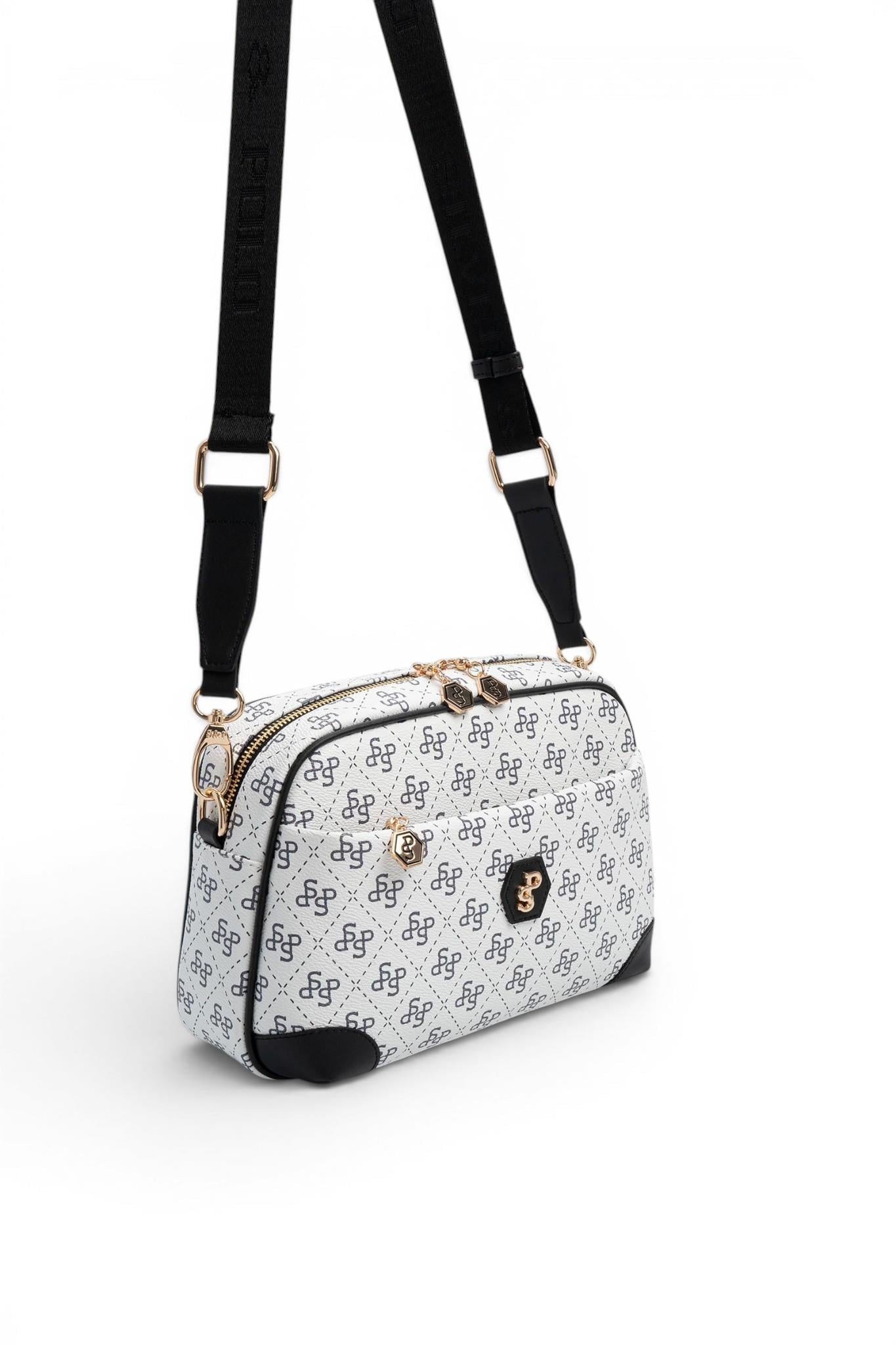 SP1094-M178Silver & PoloÇapraz ÇantaSilver & Polo SP1094 Kadın Çapraz Çanta Beyaz-Siyah
