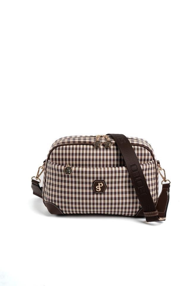 SP1094-M191Silver & PoloÇapraz ÇantaSilver & Polo SP1094 Kadın Çapraz Çanta Kahve Sarı-Kahve
