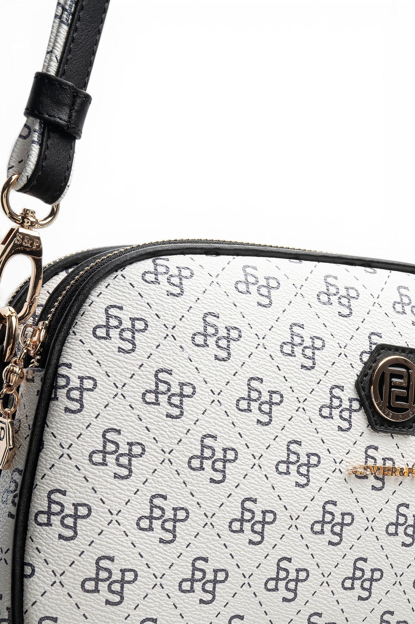 SP745-M178Silver & PoloÇapraz ÇantaSilver & Polo SP745 Kadın Çapraz Çanta Beyaz-Siyah