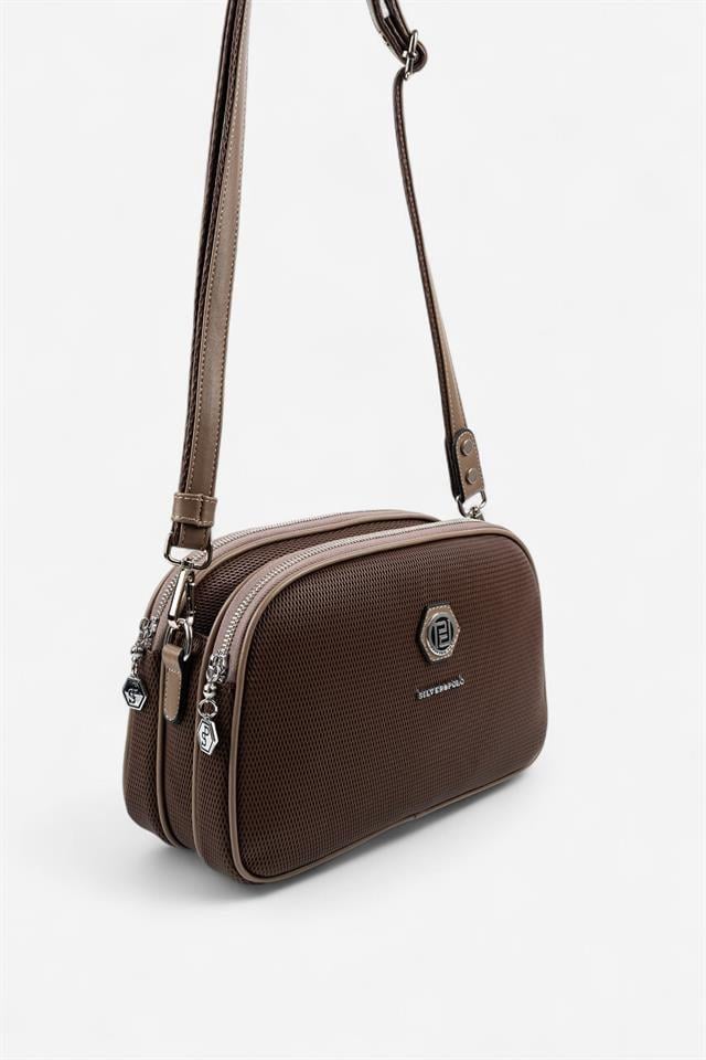 SP745-M86Silver & PoloÇapraz ÇantaSilver & Polo SP745 Kadın Çapraz Çanta Kahve-Vizon
