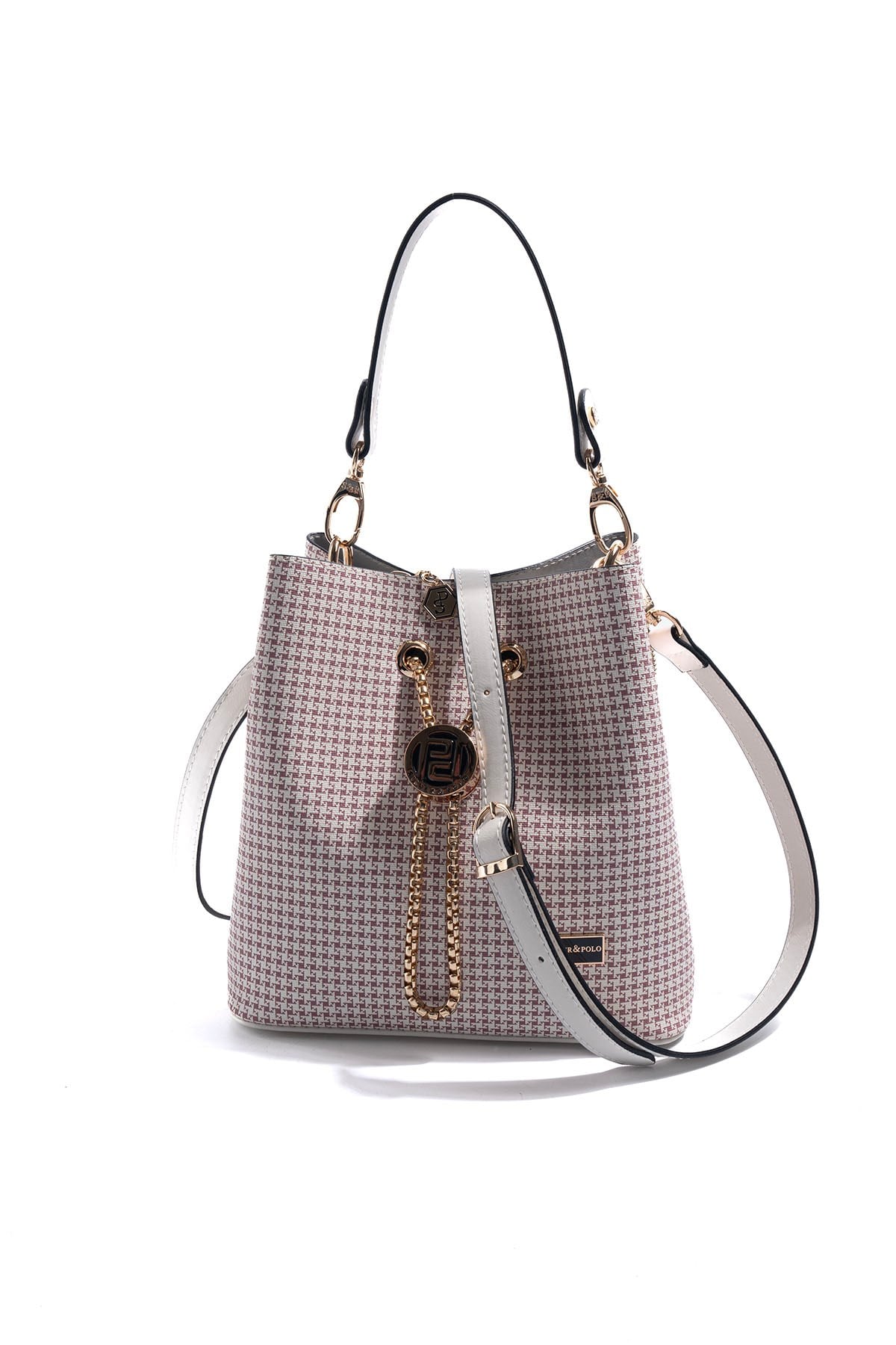 SP967-M204Silver & PoloÇapraz ÇantaSilver & Polo SP967 Kadın Çapraz Çanta Pembe-Kemik