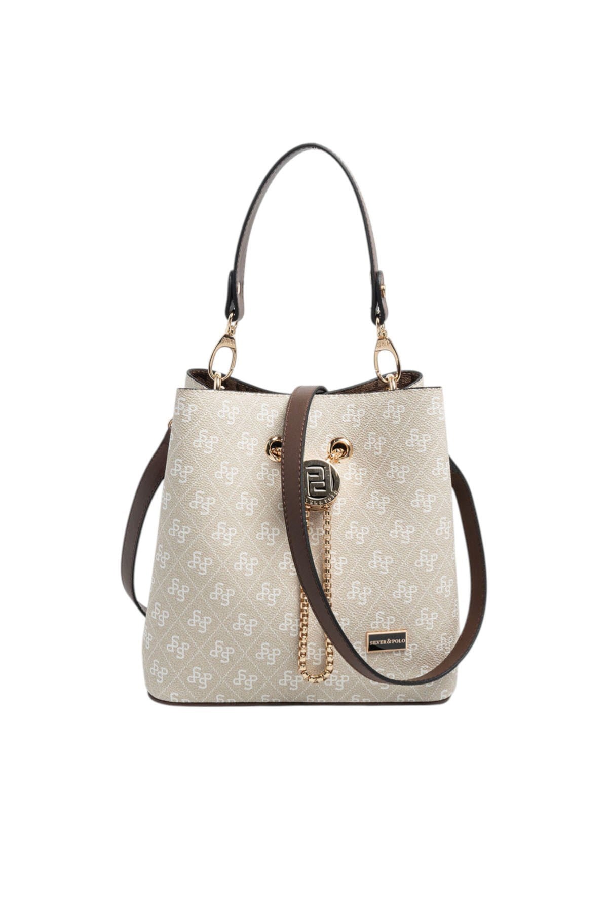 SP967-M178Silver & PoloÇapraz ÇantaSilver & Polo SP967 Kadın Çapraz Çanta Taş-Kahve