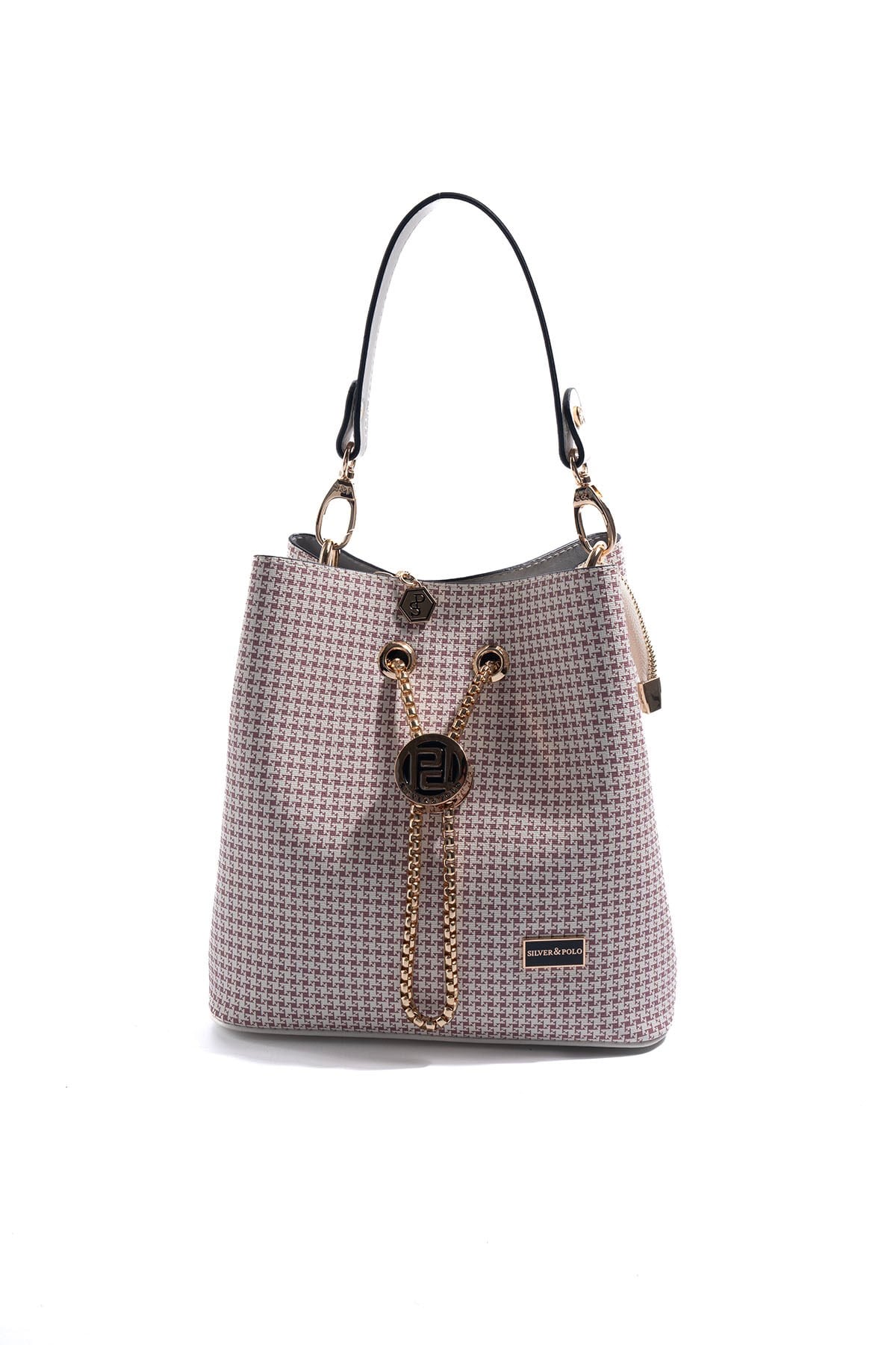 SP967-M204Silver & PoloÇapraz ÇantaSilver & Polo SP967 Kadın Çapraz Çanta Pembe-Kemik