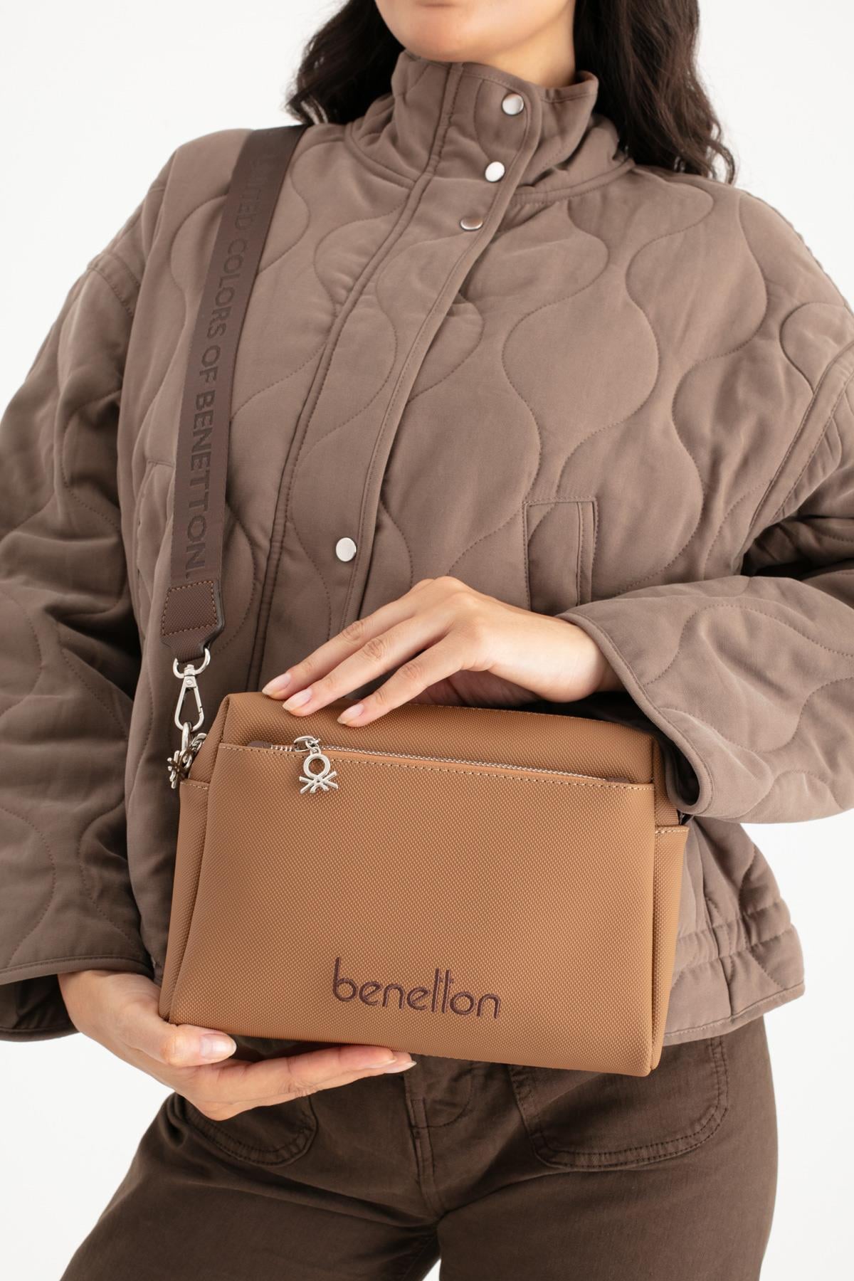 BNT1651-SoftUnited BenettonÇapraz ÇantaUnited Benetton BNT1651 Kadın Çapraz Çanta Taba-Kahve