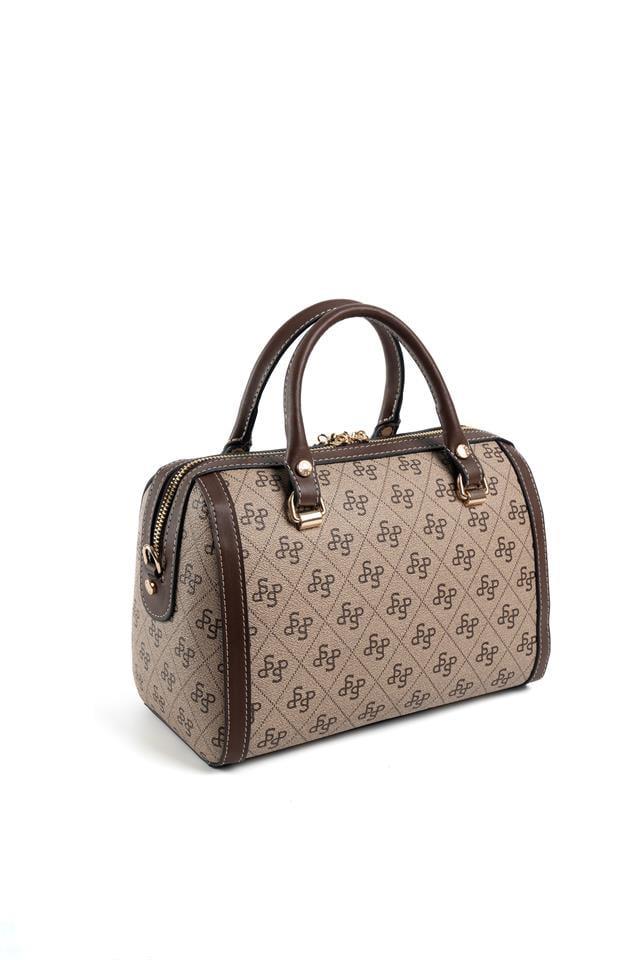 SP1091-M178Silver & PoloEl ÇantasıSilver & Polo SP1091 Kadın El Çantası Koyubej-Kahve