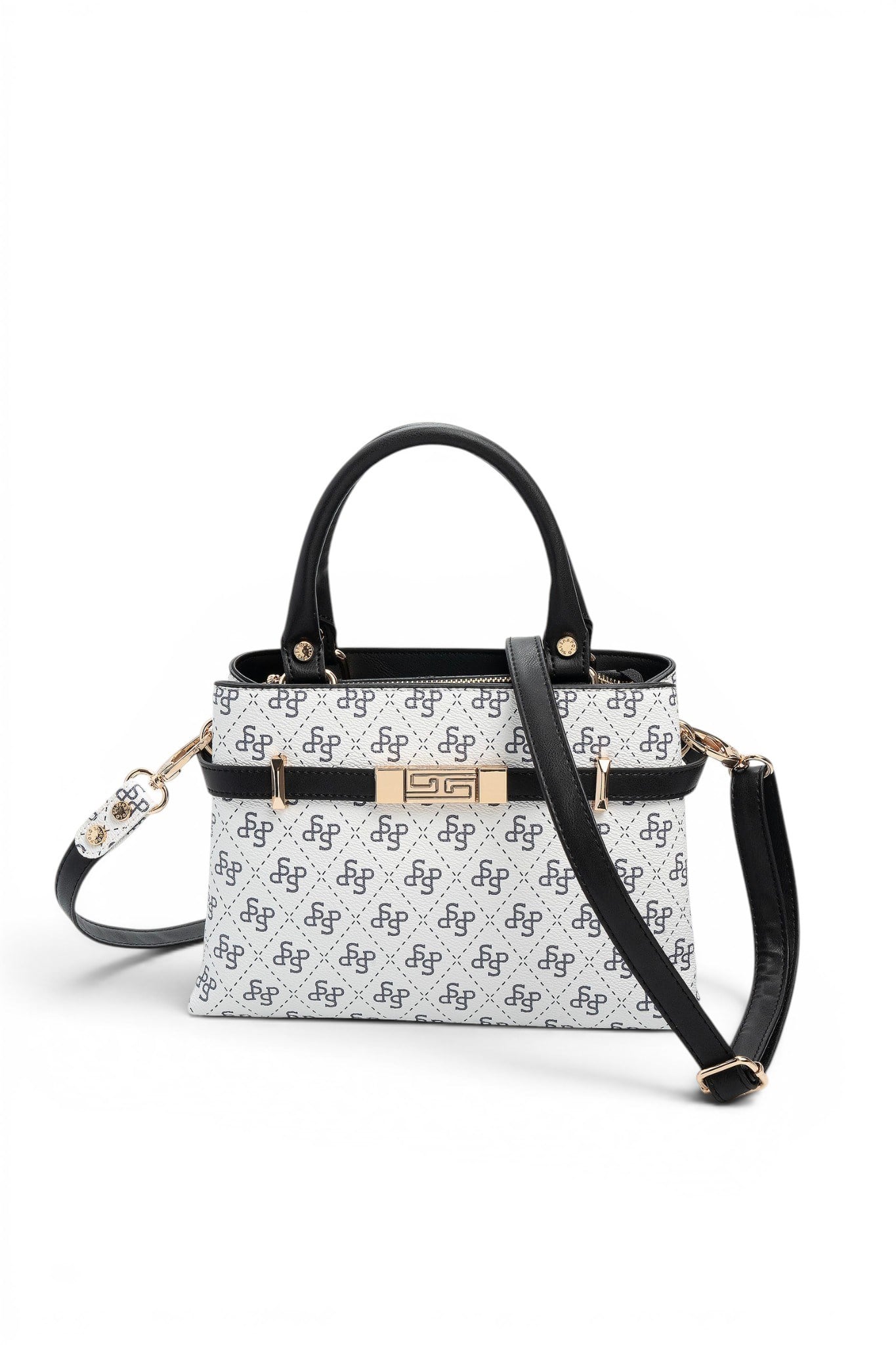 SP1149-M178Silver & PoloEl ÇantasıSilver & Polo SP1149 Kadın El Çantası Beyaz-Siyah