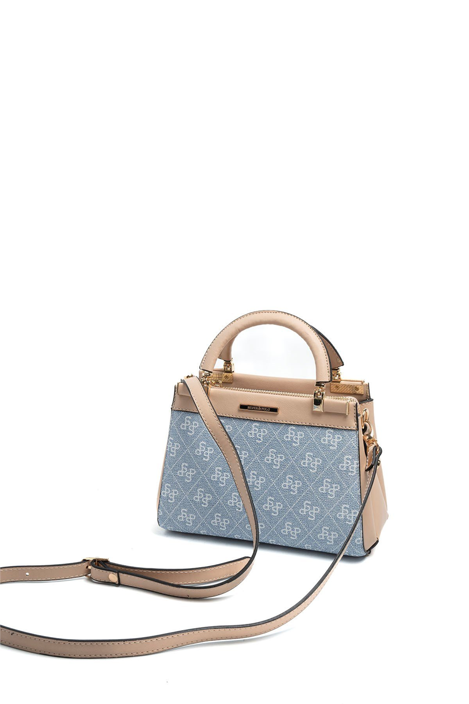 SP1193-M178_5382Silver & PoloEl ÇantasıSilver & Polo SP1193 Kadın El Çantası Mavi-Ten