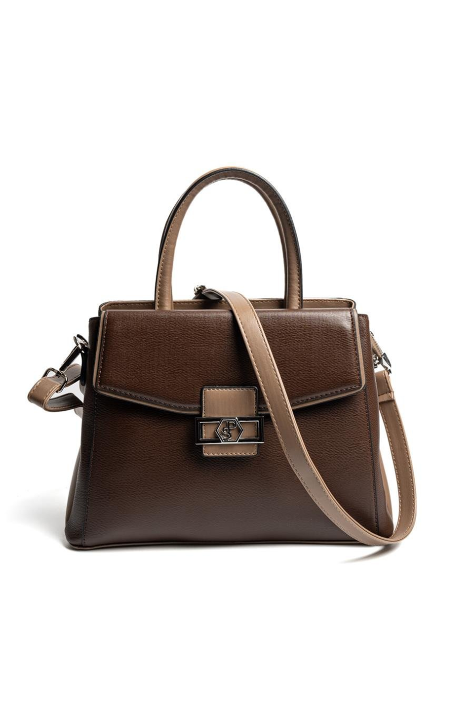 SP1264-M105_11207Silver & PoloEl ÇantasıSilver & Polo SP1264 Kadın El Çantası Kahve-Vizon