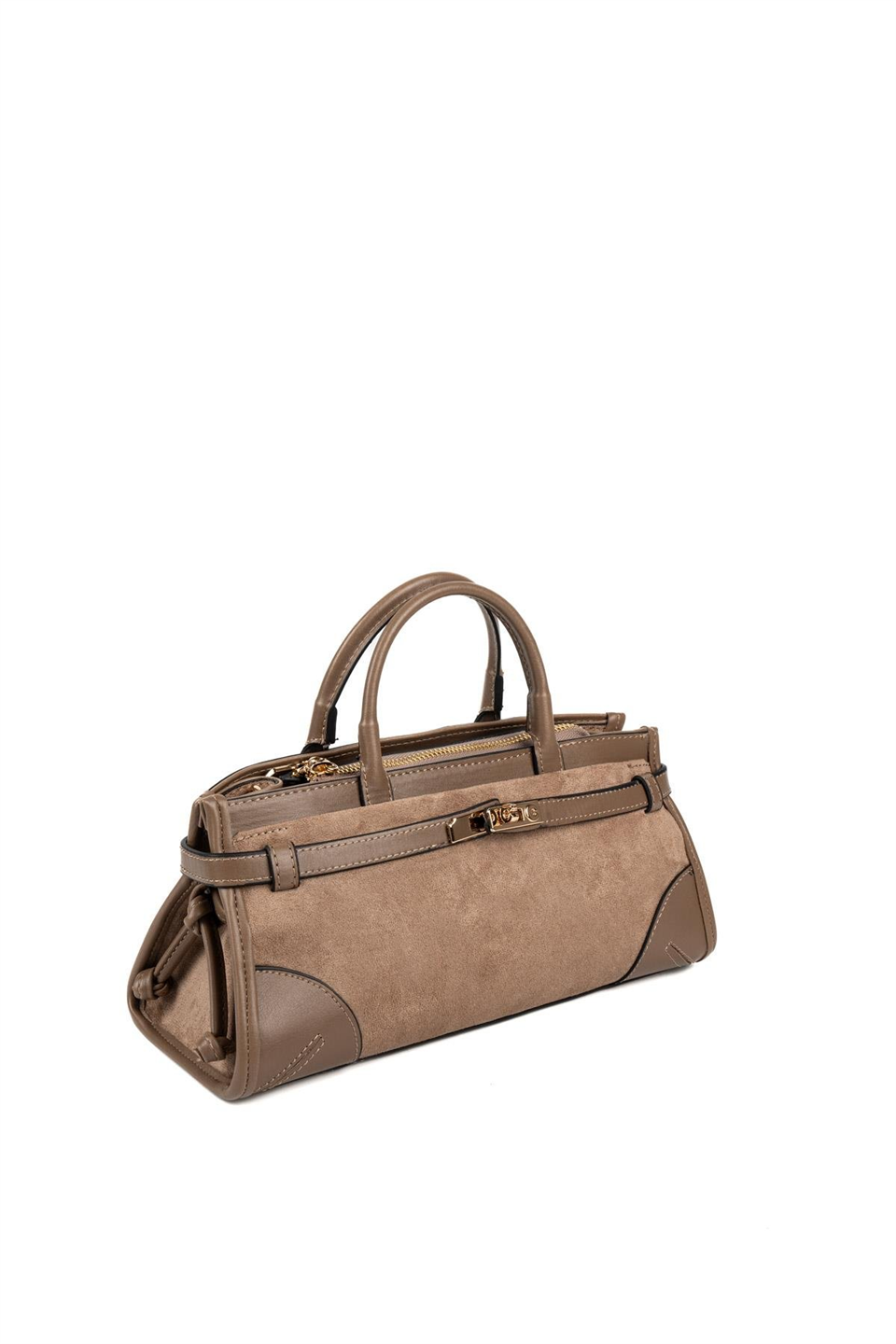 SP1260-M12_550Silver & PoloEl ÇantasıSilver & Polo SP1260 Kadın El Çantası Vizon
