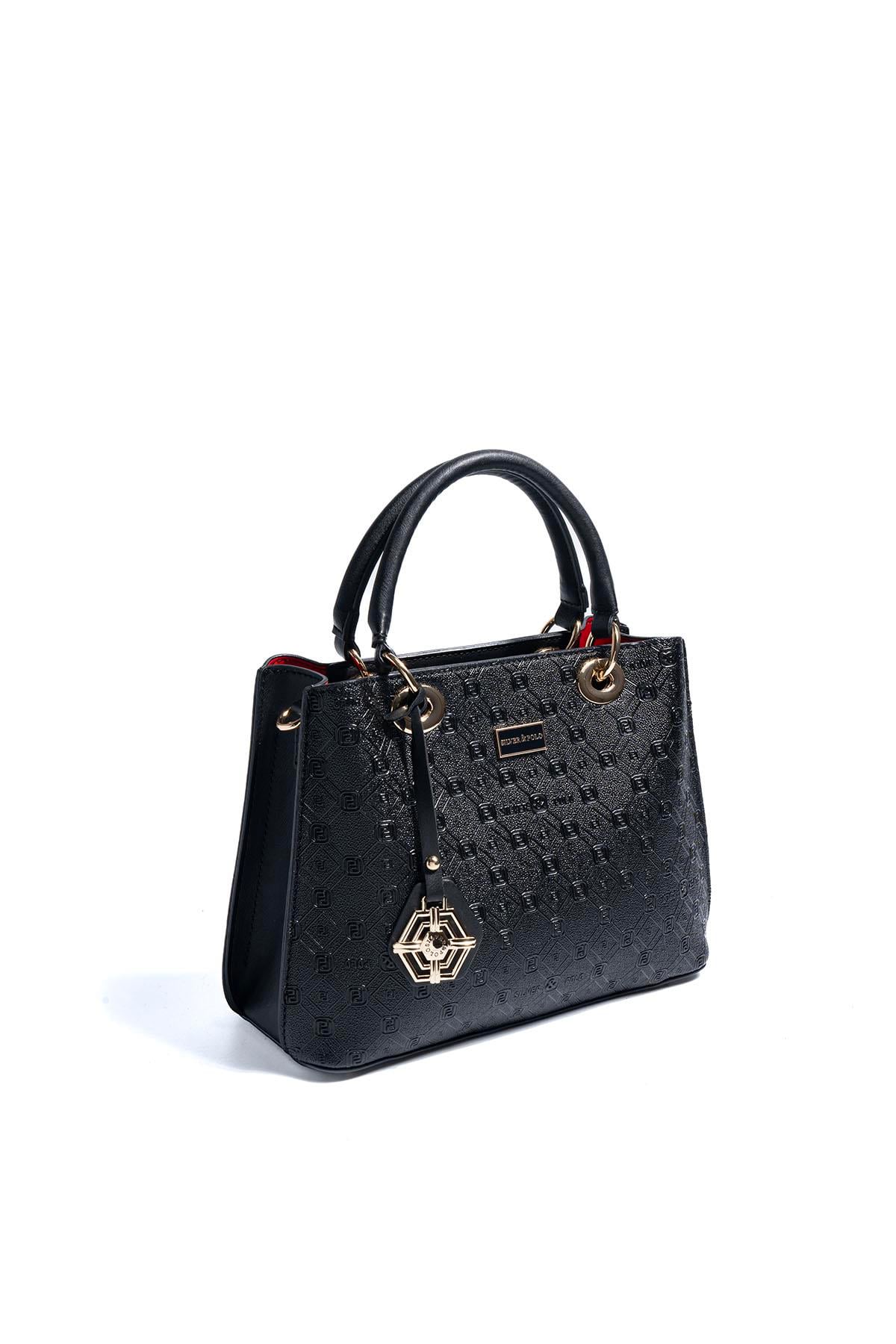 SP1272-M46Silver & PoloEl ÇantasıSilver & Polo SP1272 Kadın El Çantası Siyah