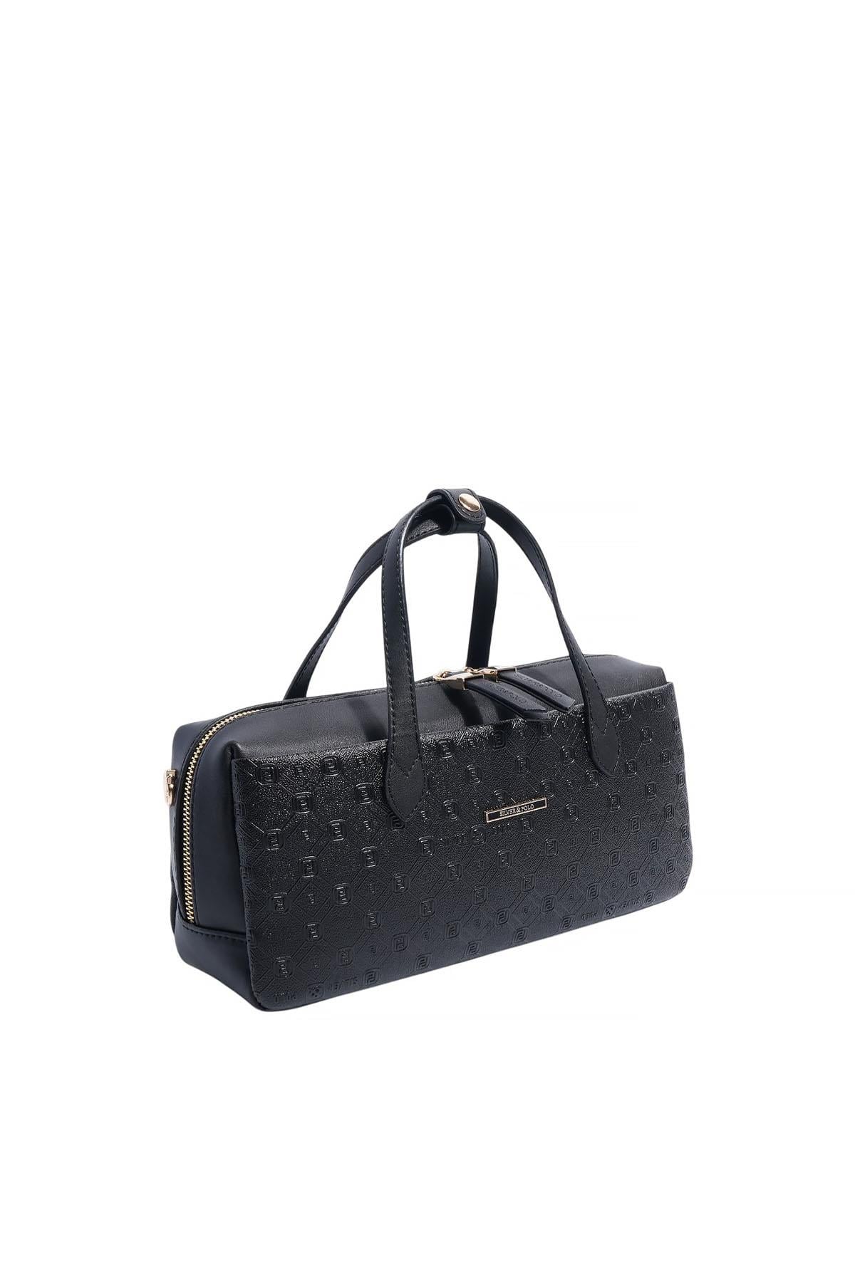 SP1276-M46Silver & PoloEl ÇantasıSilver & Polo SP1276 Kadın El Çantası Siyah