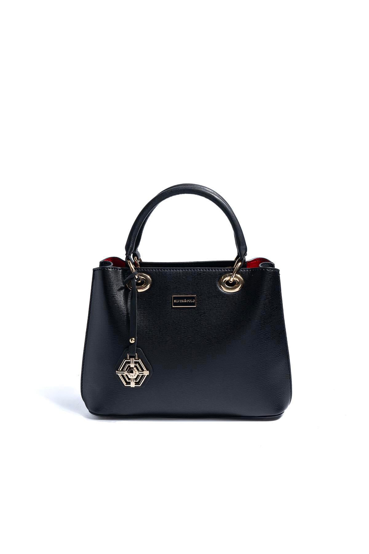 SP1272-M105Silver & PoloEl ÇantasıSilver & Polo SP1272 Kadın El Çantası Siyah