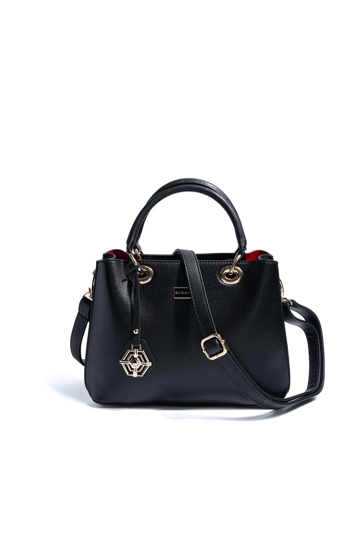 SP1272-M105Silver & PoloEl ÇantasıSilver & Polo SP1272 Kadın El Çantası Siyah