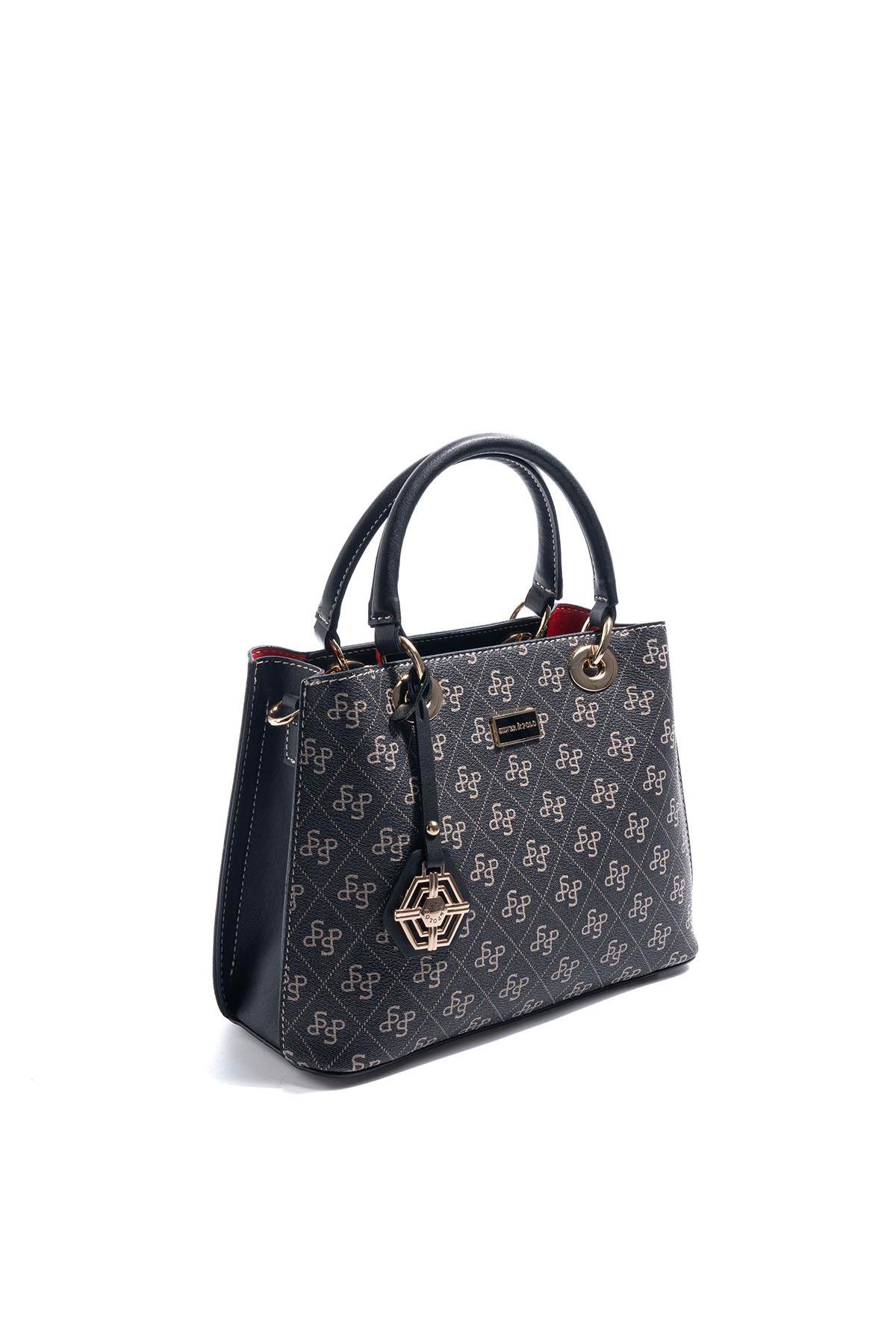 SP1272-M178Silver & PoloEl ÇantasıSilver & Polo SP1272 Kadın El Çantası Füme-Siyah