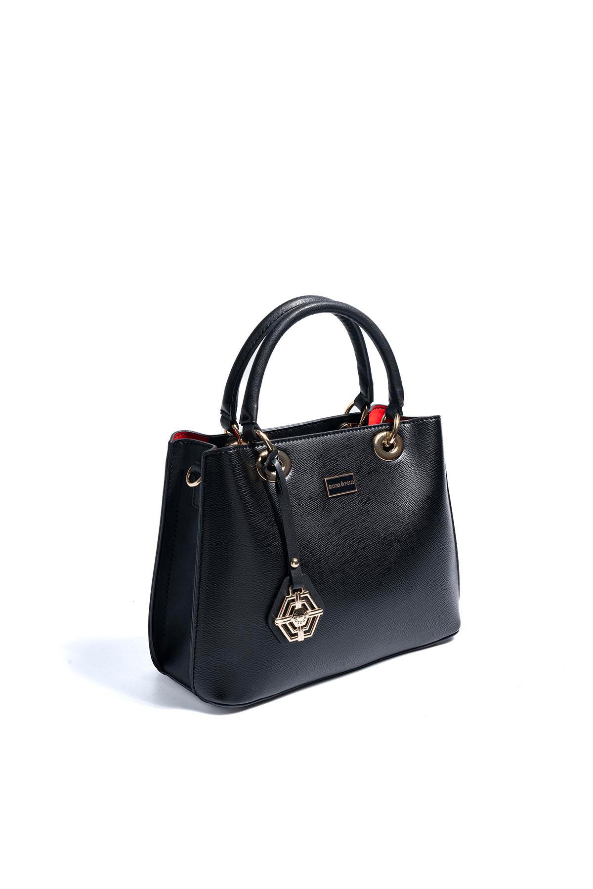SP1272-M105Silver & PoloEl ÇantasıSilver & Polo SP1272 Kadın El Çantası Siyah