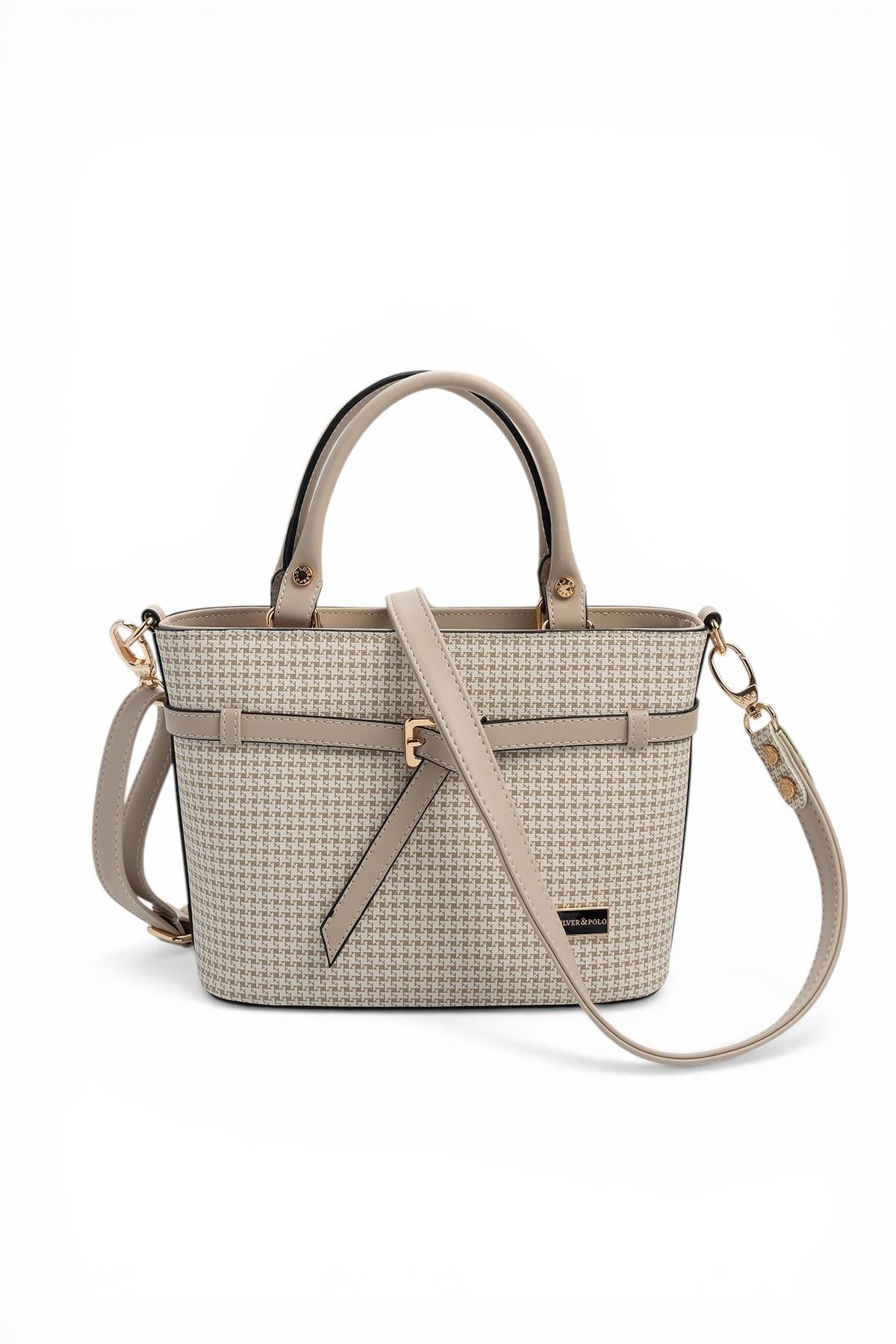 SP1283-M204Silver & PoloEl ÇantasıSilver & Polo SP1283 Kadın El Çantası Kum-Kum Beji