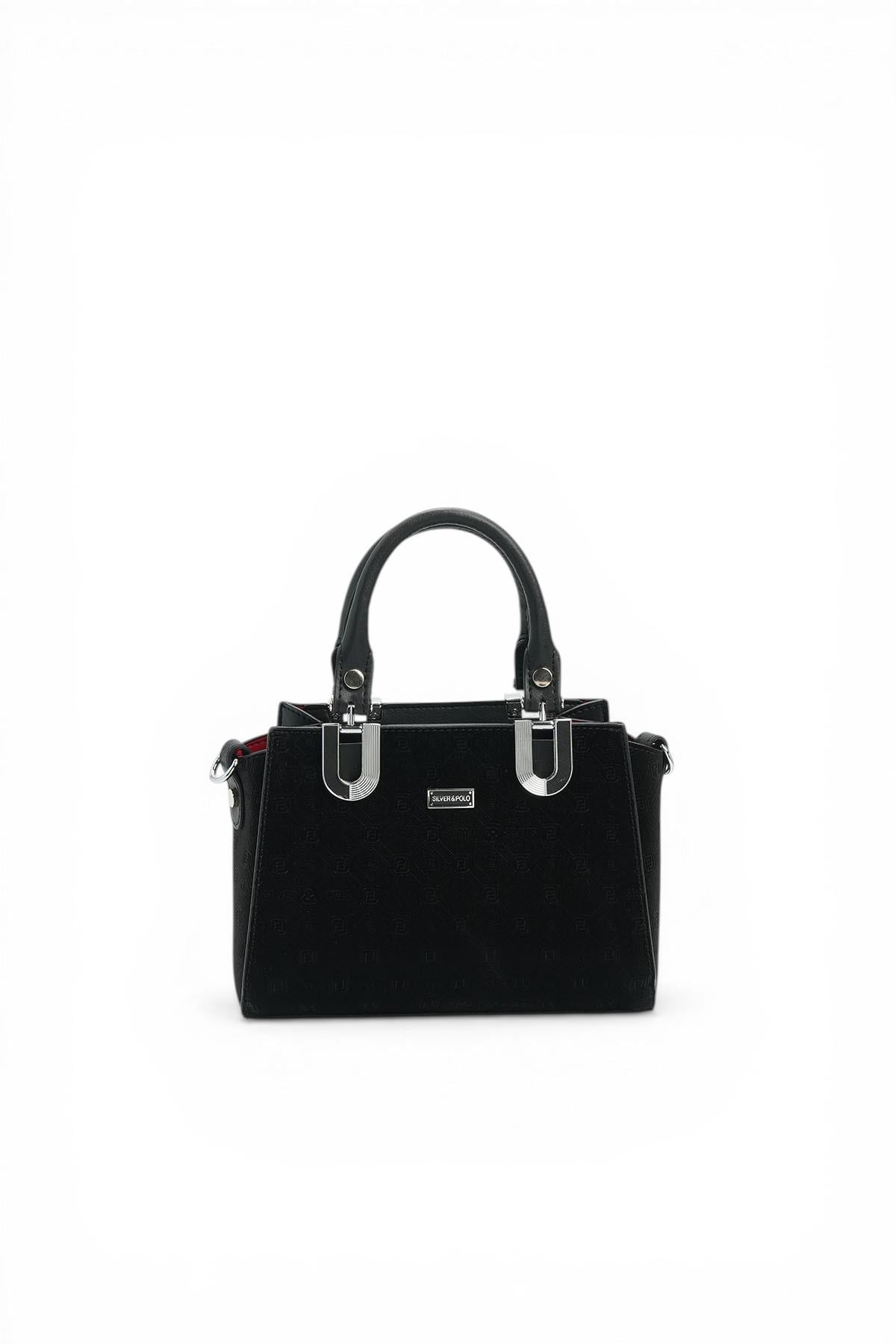 SP1281-M158Silver & PoloEl ÇantasıSilver & Polo SP1281 Kadın El Çantası Siyah