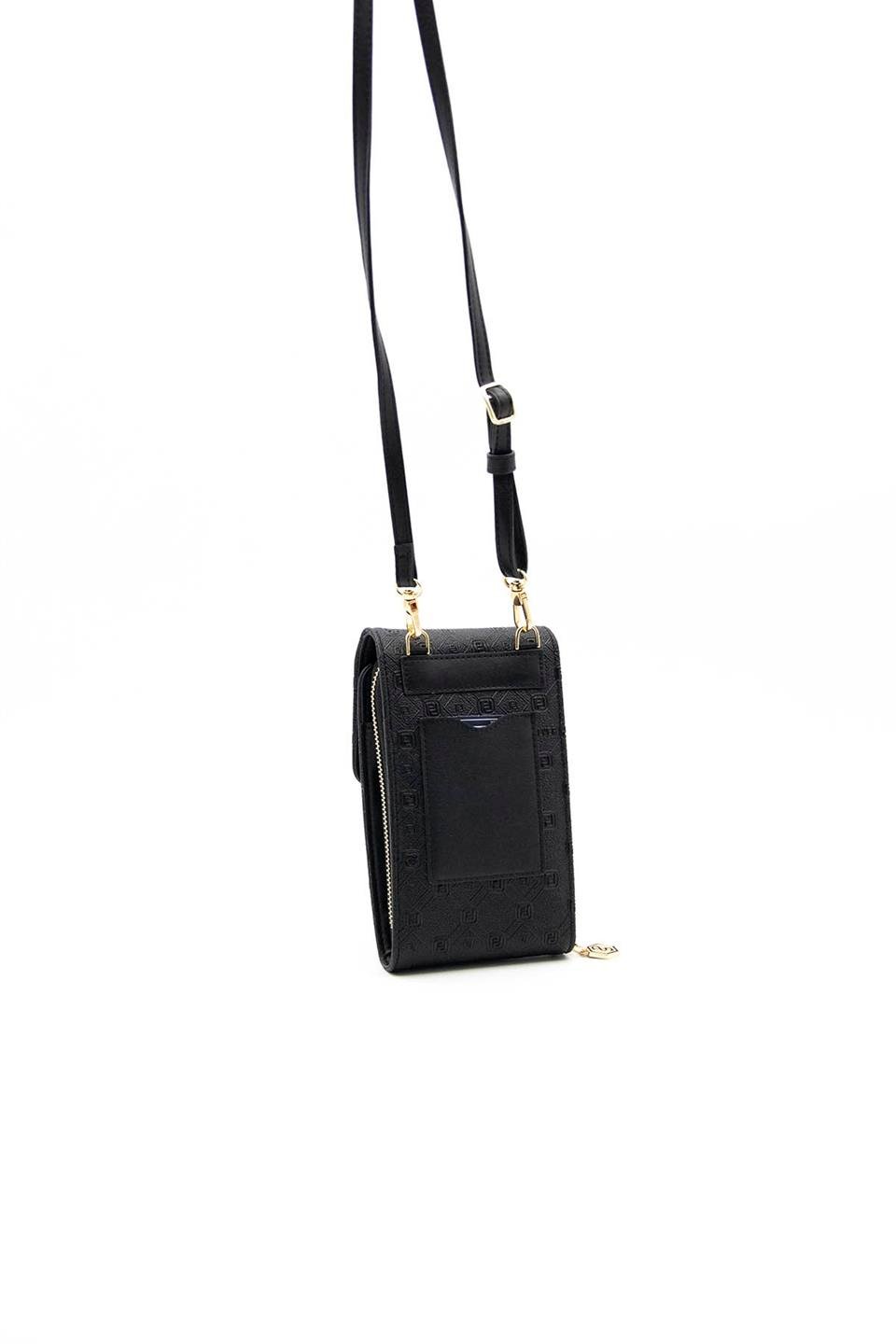 Kadın Askılı Cüzdan Siyah - Siyah SP889 Silver & Polo