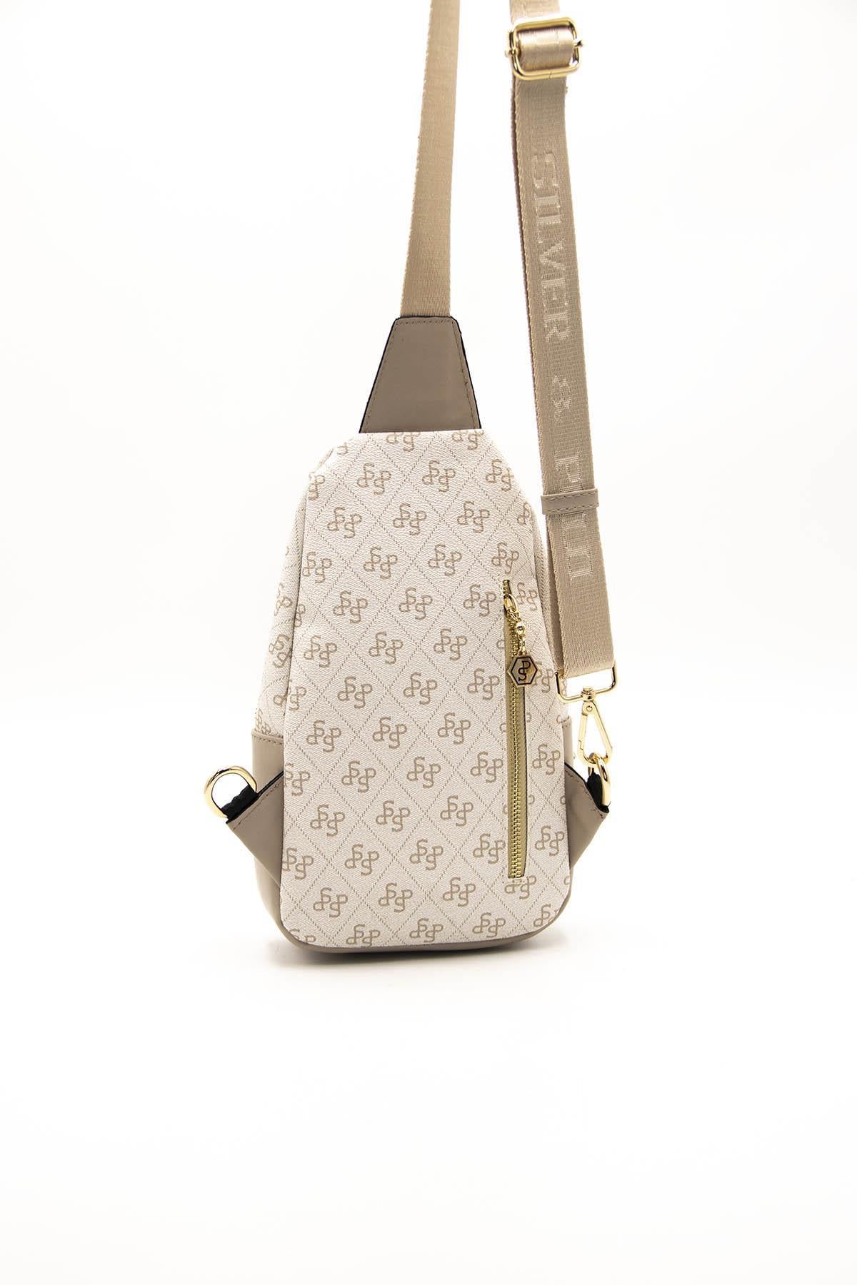 Kadın Bel Çantası Bej - Kum SP959 Silver & Polo