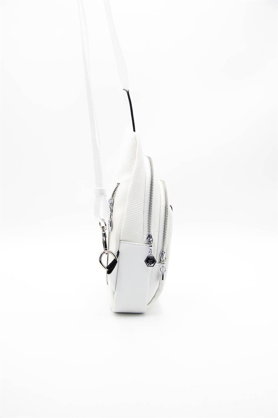 Kadın Bel Çantası Beyaz - Beyaz SP959 Silver & Polo