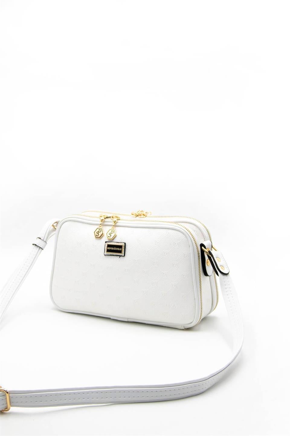 Kadın Çapraz Çanta Beyaz - Beyaz SP899 Silver & Polo