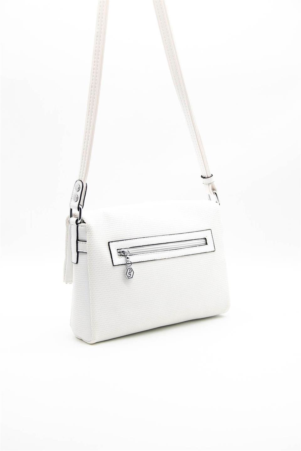 Kadın Çapraz Çanta Beyaz - Beyaz SP963 Silver & Polo