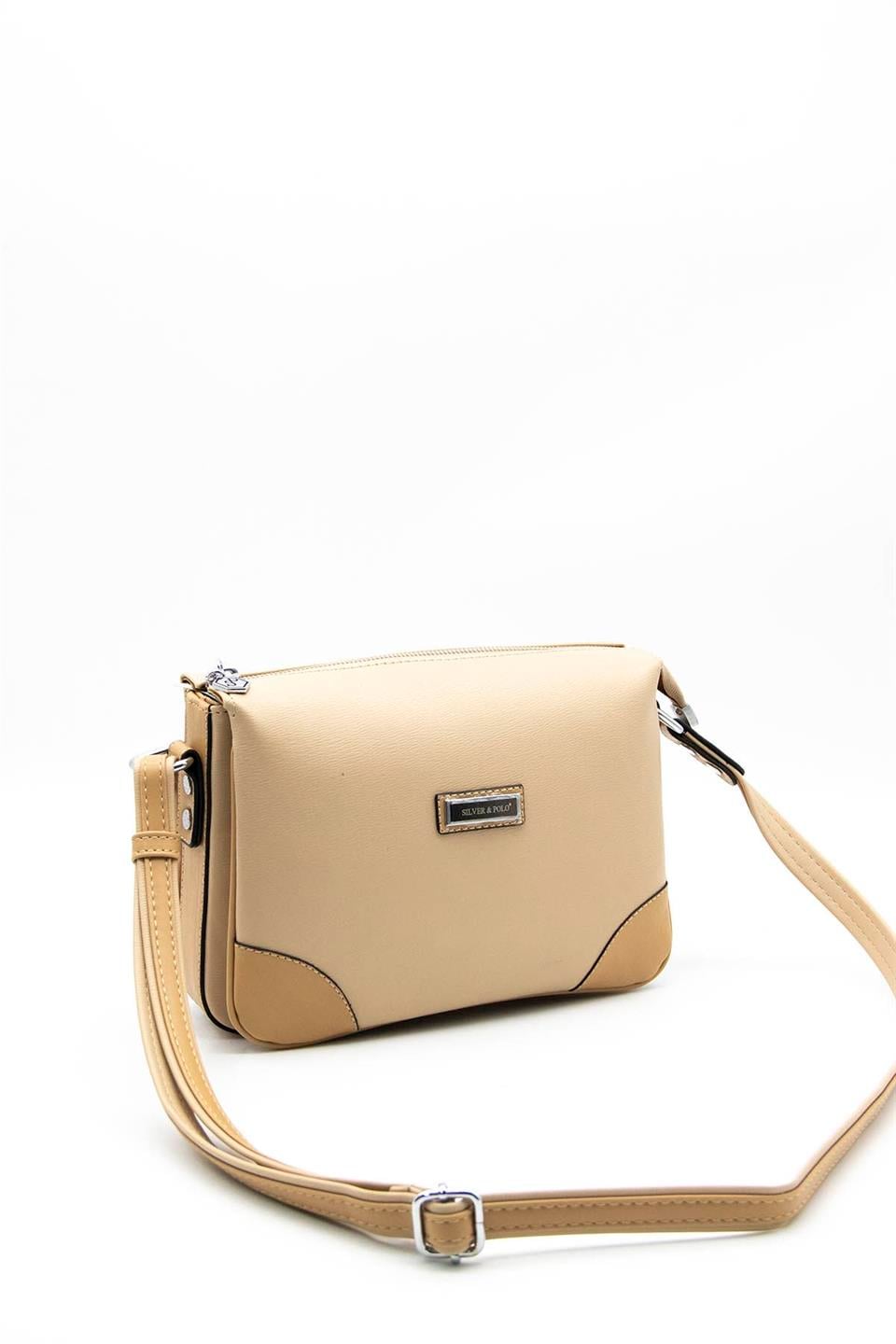 Kadın Çapraz Çanta Nut - Nut SP784 Silver & Polo