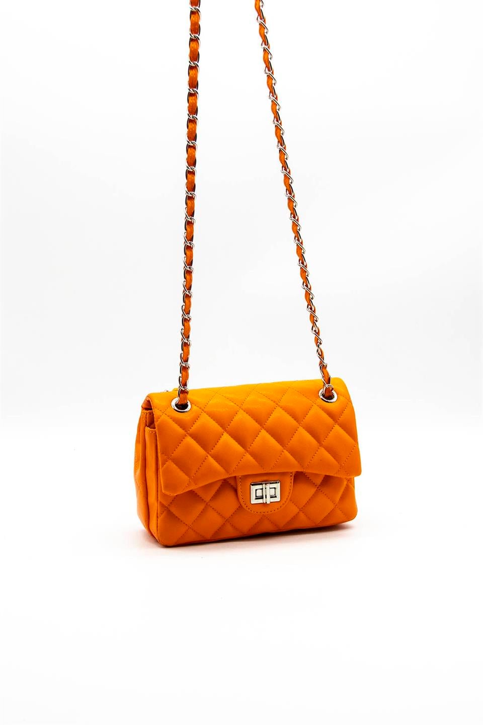 Kadın Çapraz Çanta Orange - Orange SP1071 Silver & Polo