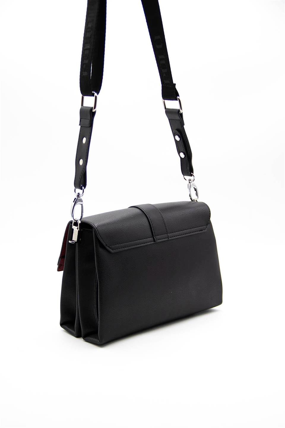 Kadın Çapraz Çanta Siyah - Siyah SP1009 Silver & Polo