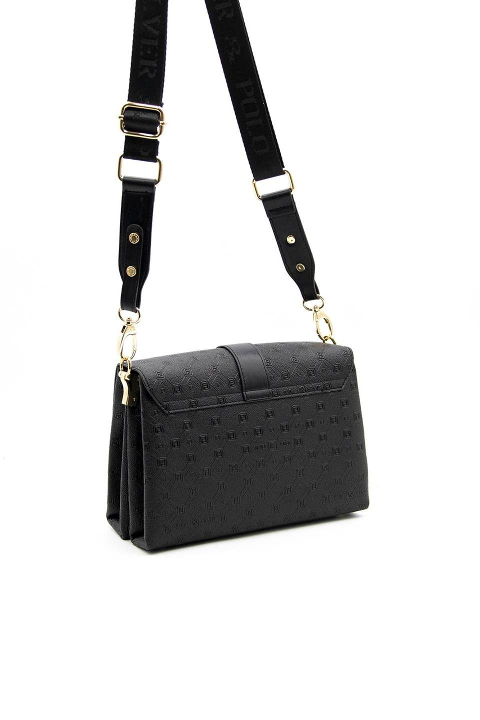 Kadın Çapraz Çanta Siyah - Siyah SP1009 Silver & Polo