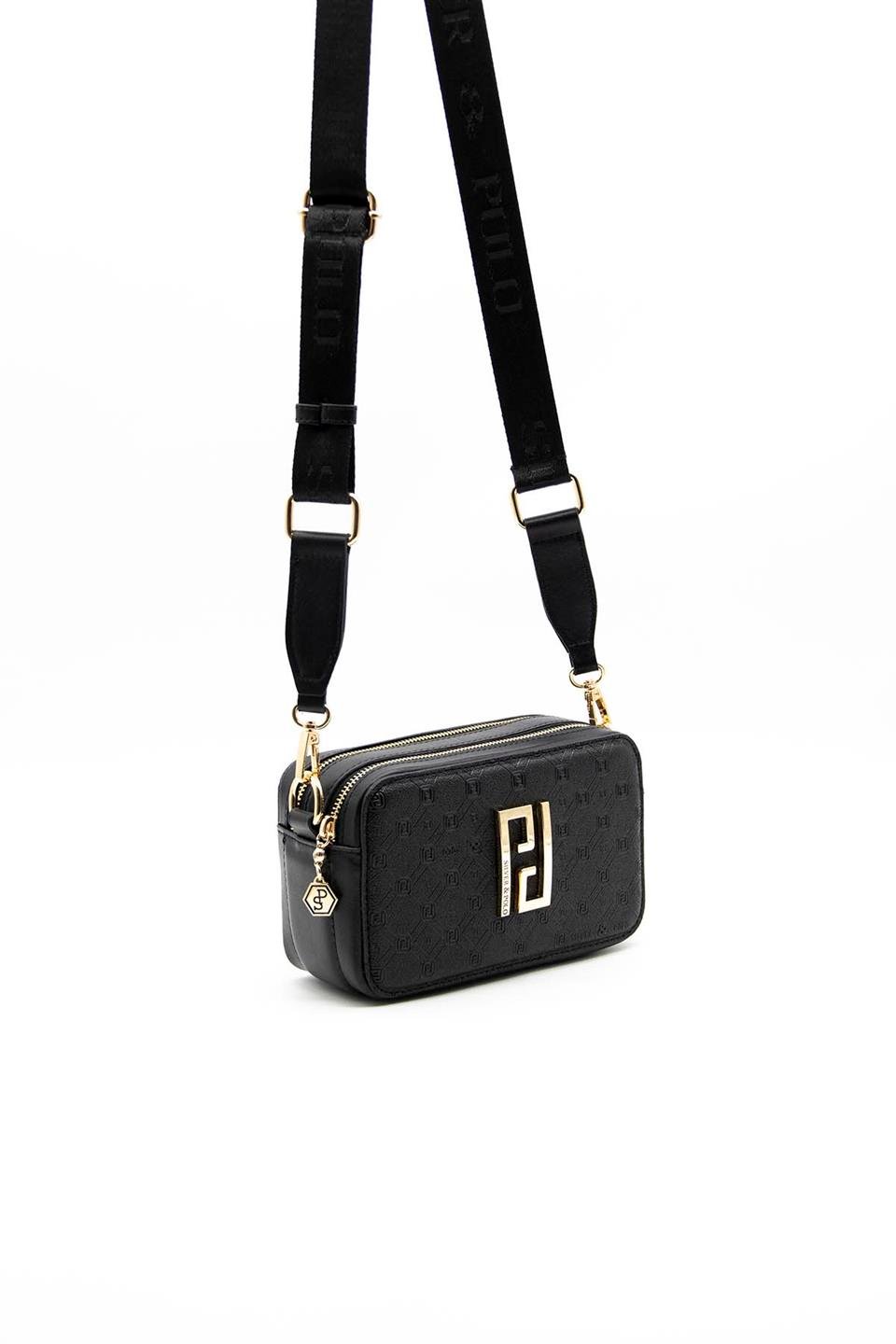 Kadın Çapraz Çanta Siyah - Siyah SP1078 Silver & Polo