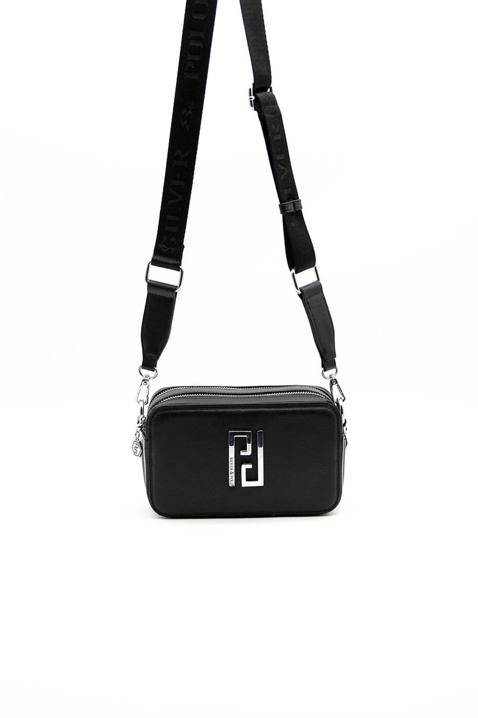 Kadın Çapraz Çanta Siyah - Siyah SP1078 Silver & Polo