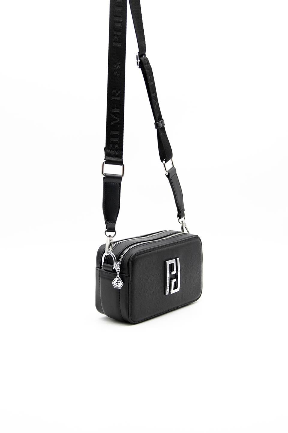 Kadın Çapraz Çanta Siyah - Siyah SP1078 Silver & Polo