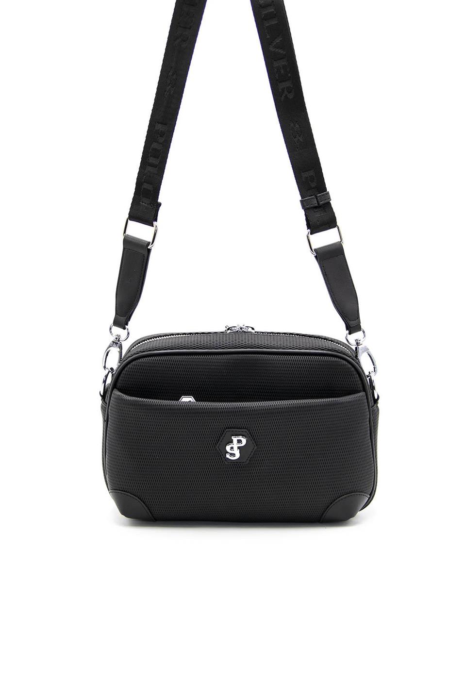 Kadın Çapraz Çanta Siyah - Siyah SP1094 Silver & Polo