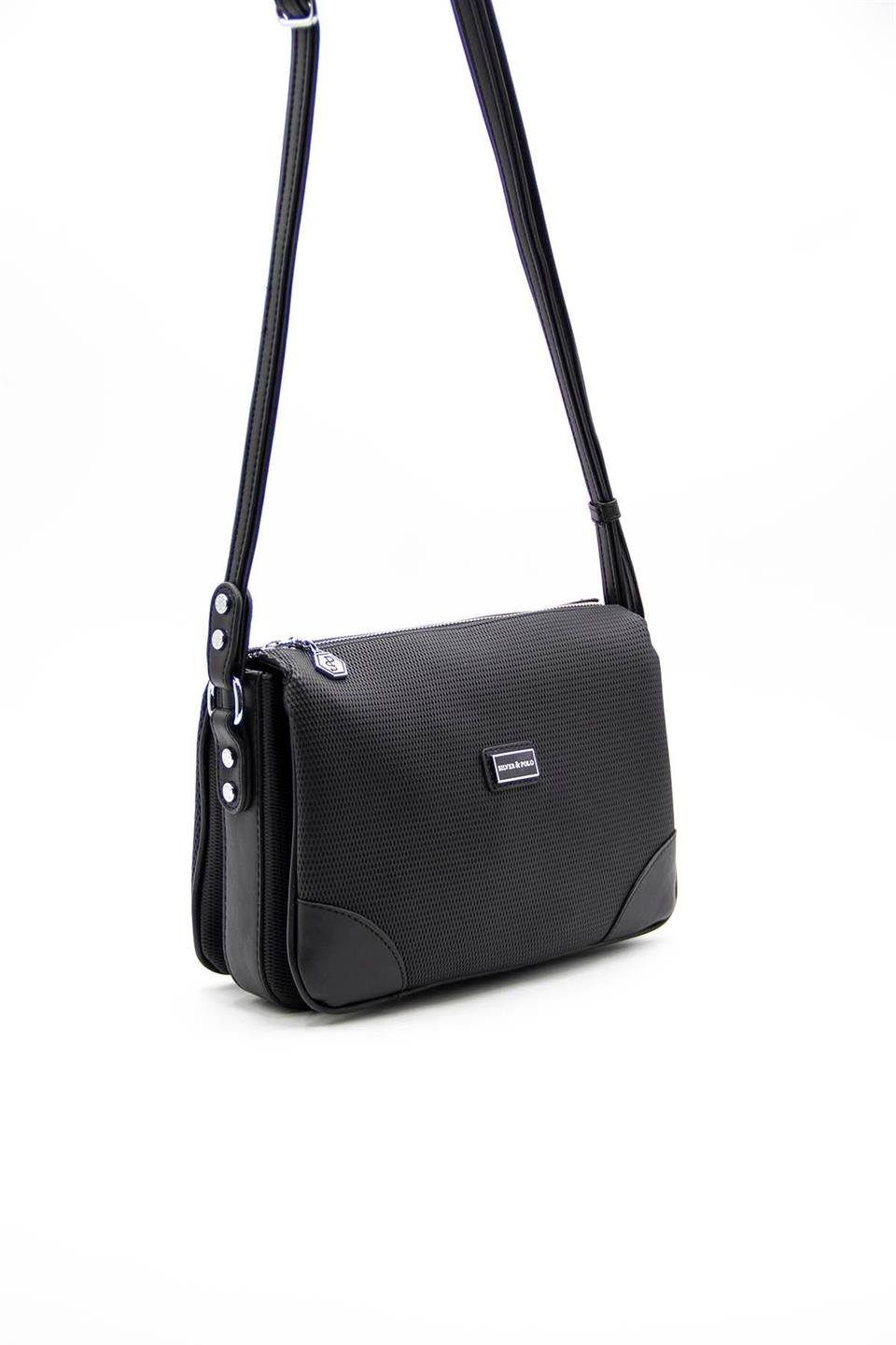 Kadın Çapraz Çanta Siyah - Siyah SP784 Silver & Polo