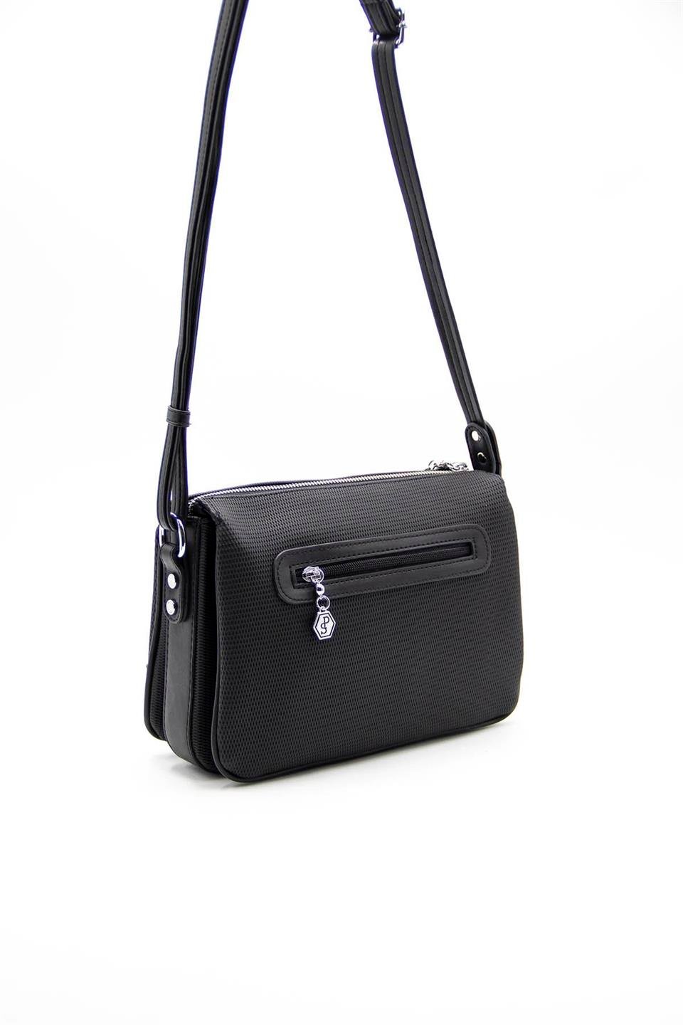 Kadın Çapraz Çanta Siyah - Siyah SP784 Silver & Polo