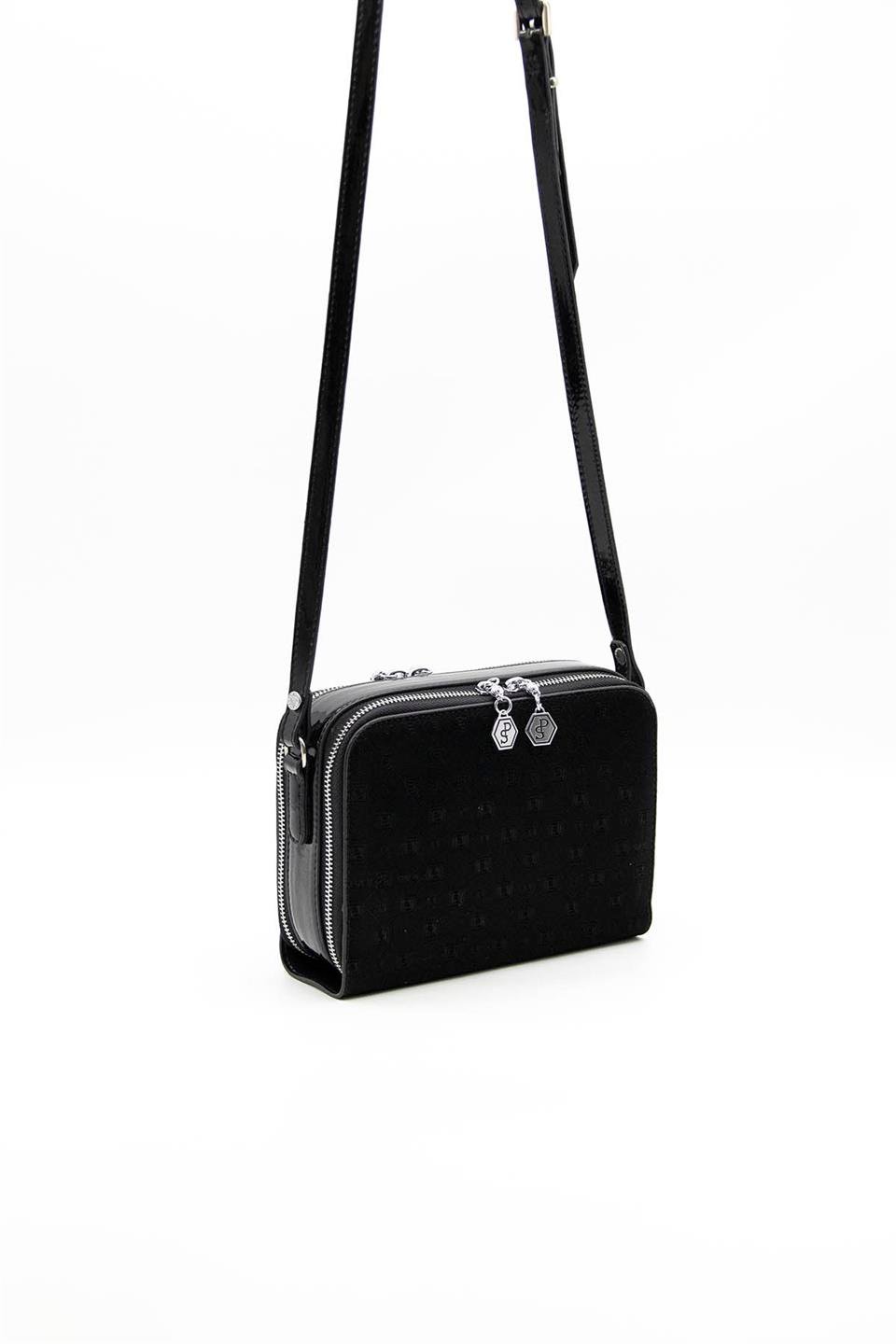 Kadın Çapraz Çanta Siyah - Siyah SP888 Silver & Polo