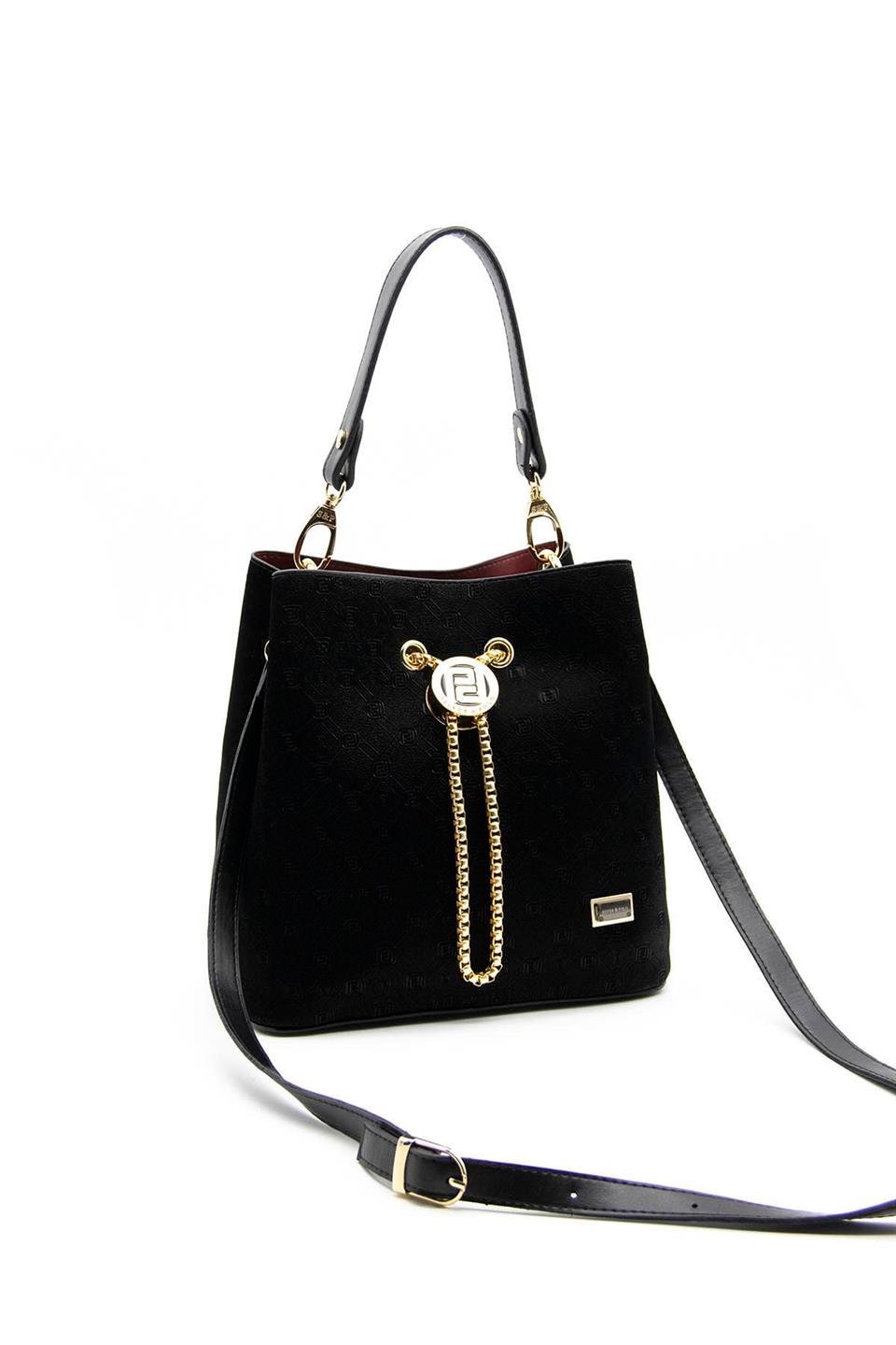 Kadın Çapraz Çanta Siyah - Siyah SP967 Silver & Polo