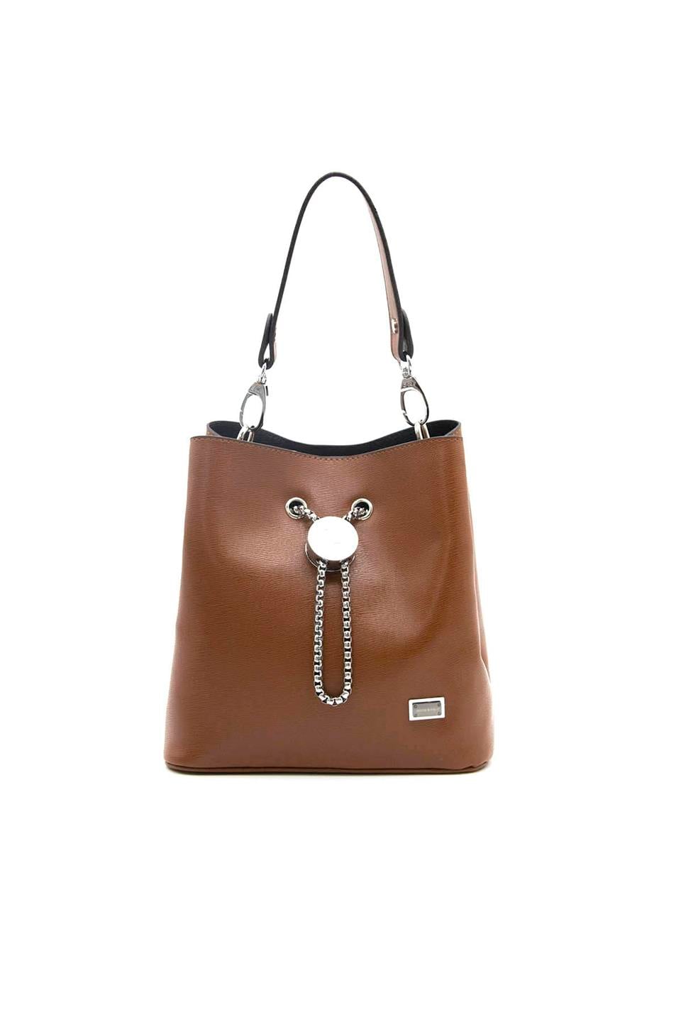 Kadın Çapraz Çanta Taba - Taba SP967 Silver & Polo