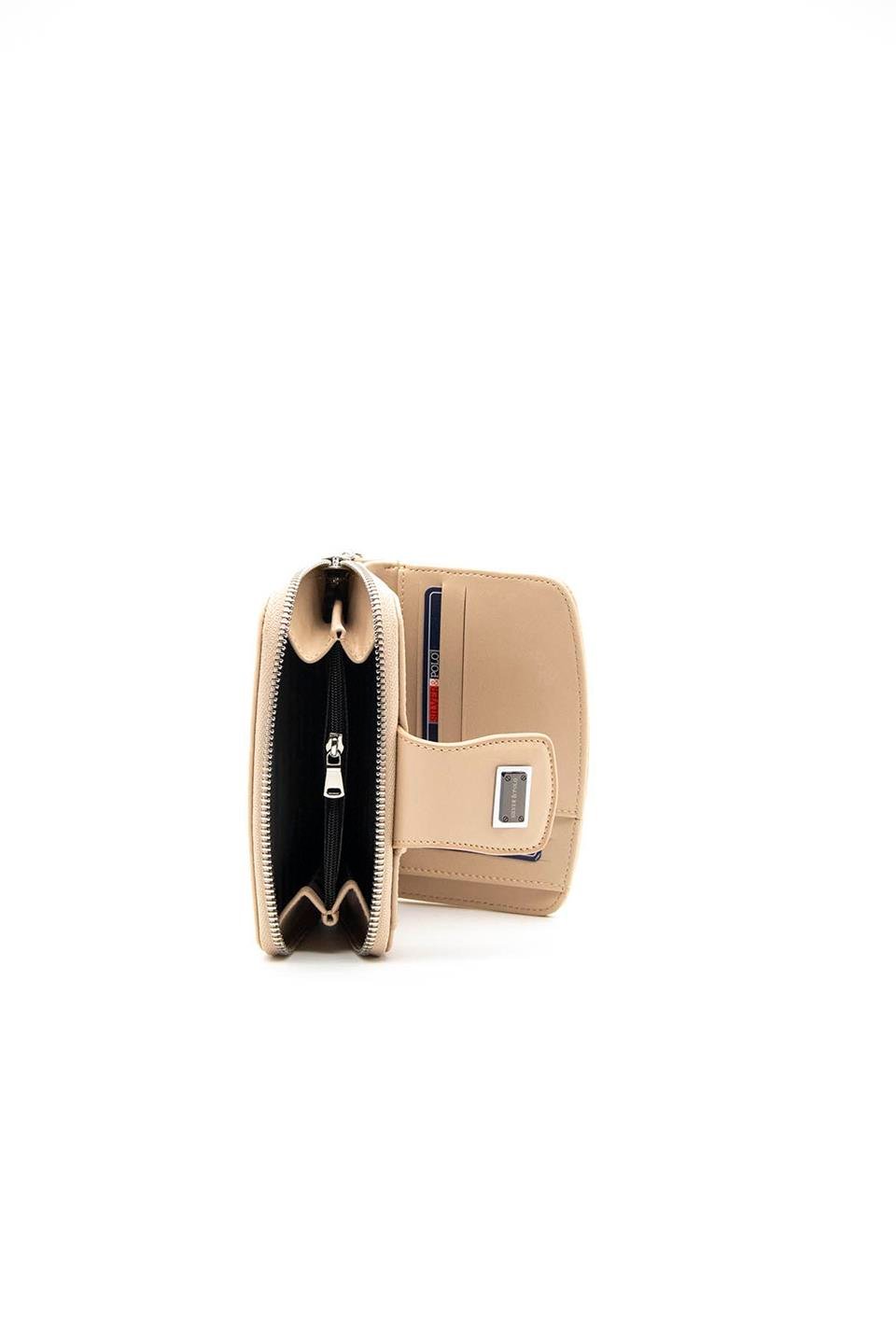 Kadın Cüzdan & Kartlık Nut - Nut SP874 Silver & Polo