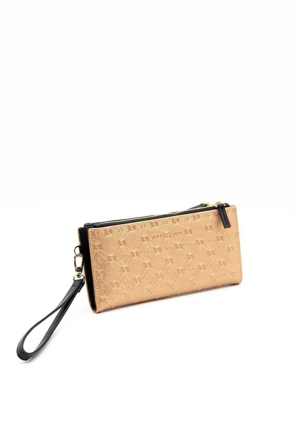 Kadın Cüzdan & Kartlık Pudra - Siyah SP1046 Silver & Polo