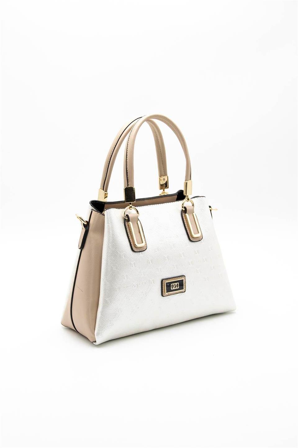 Kadın El Çantası Sedef - S.nut SP1082 Silver & Polo