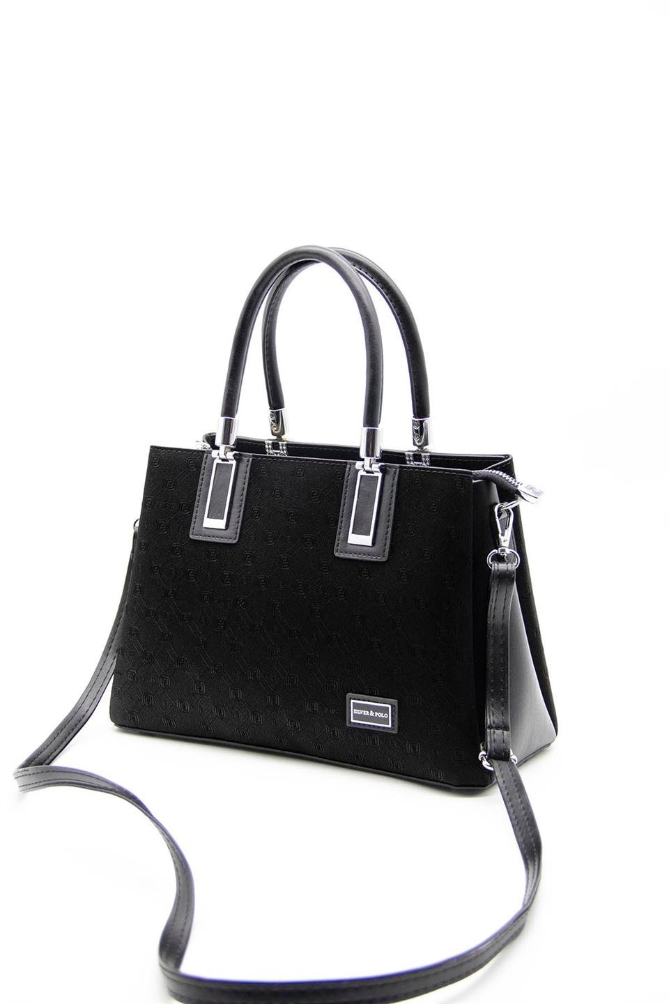 Kadın El Çantası Siyah - Siyah SP1000 Silver & Polo