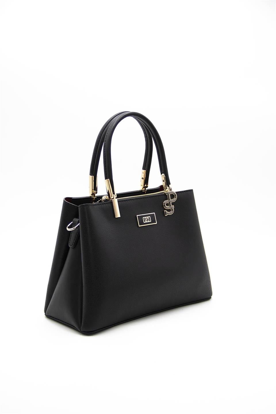 Kadın El Çantası Siyah - Siyah SP1098 Silver & Polo